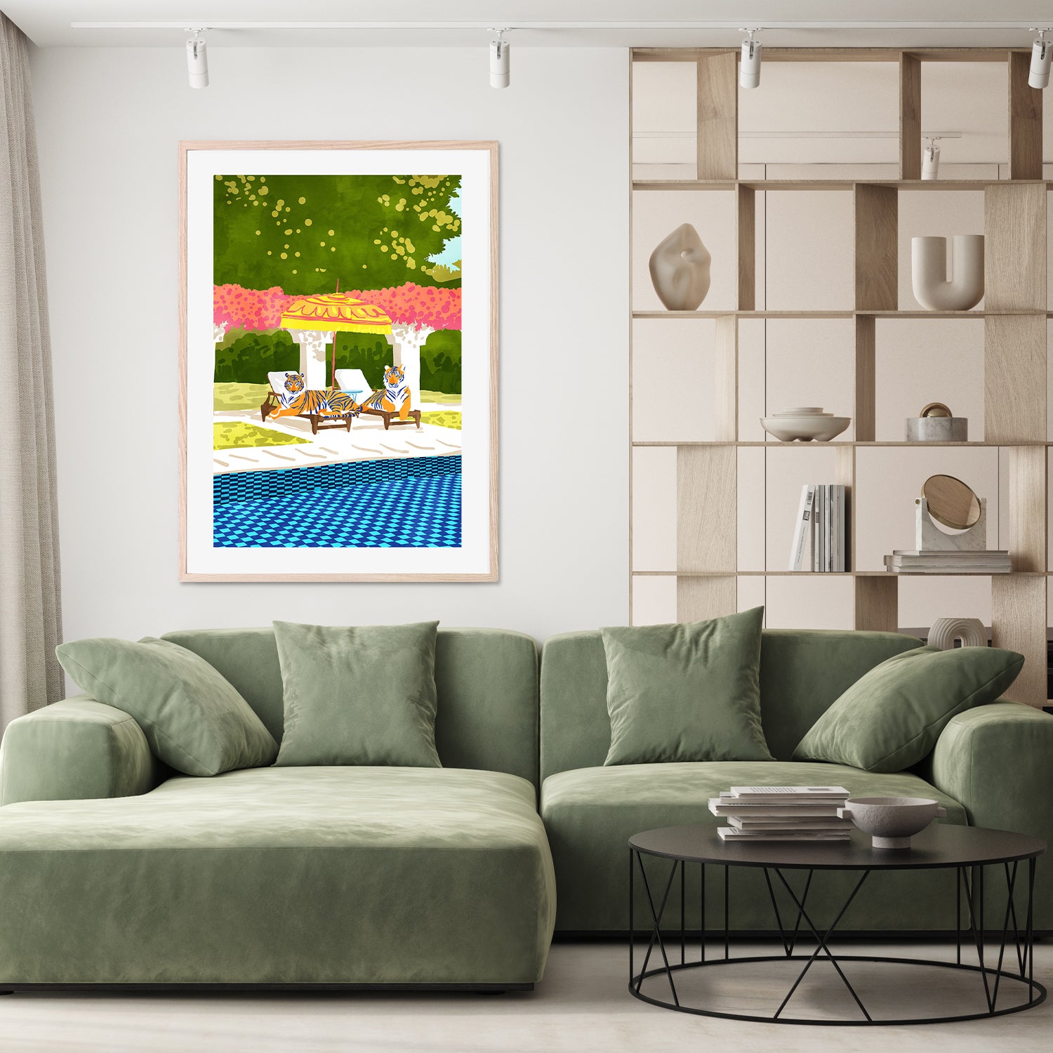 wall-art-print-canvas-poster-framed-Tiger Vacay-9