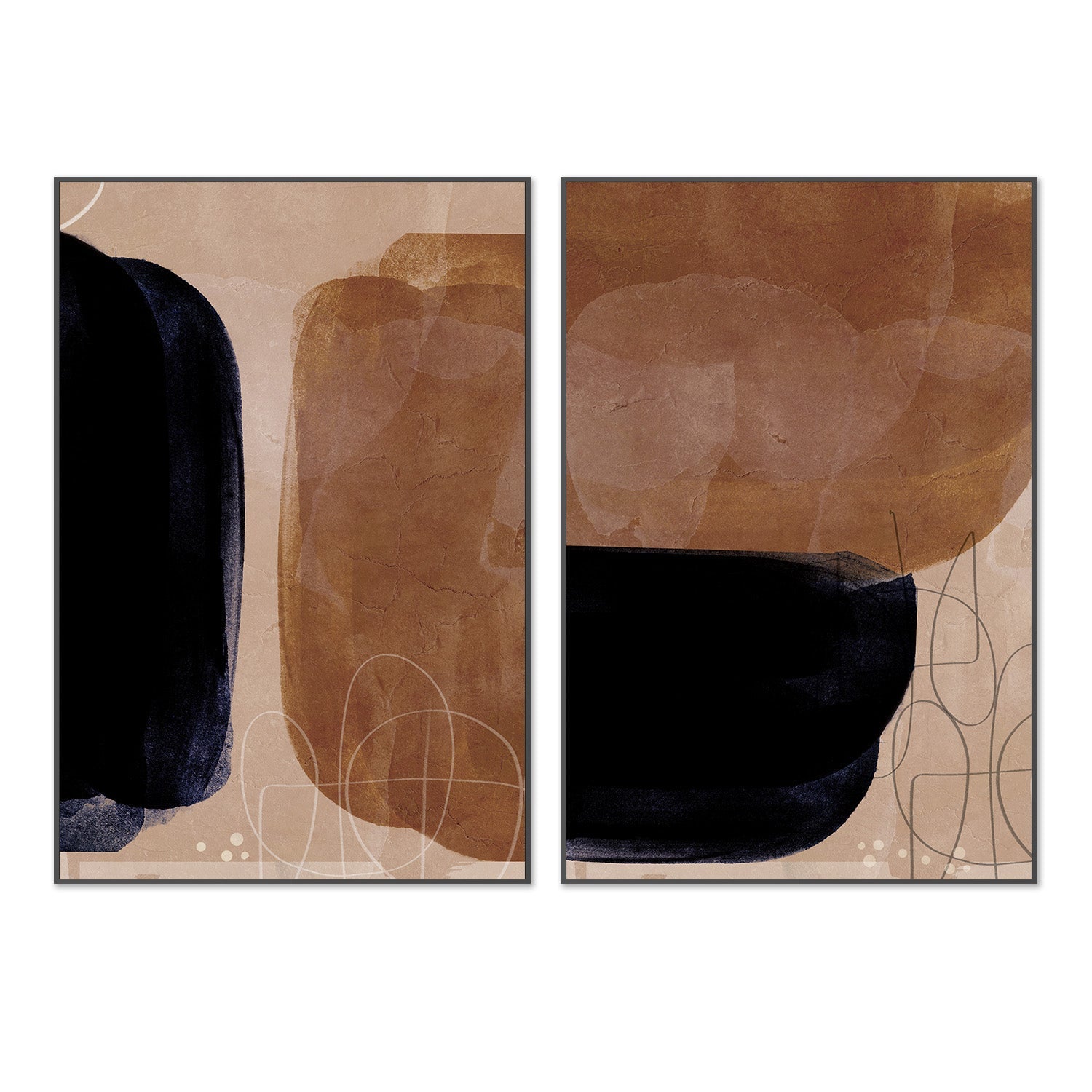 wall-art-print-canvas-poster-framed-Tota, Style A & B, Set Of 2 , By Aoibhne Hogan-3