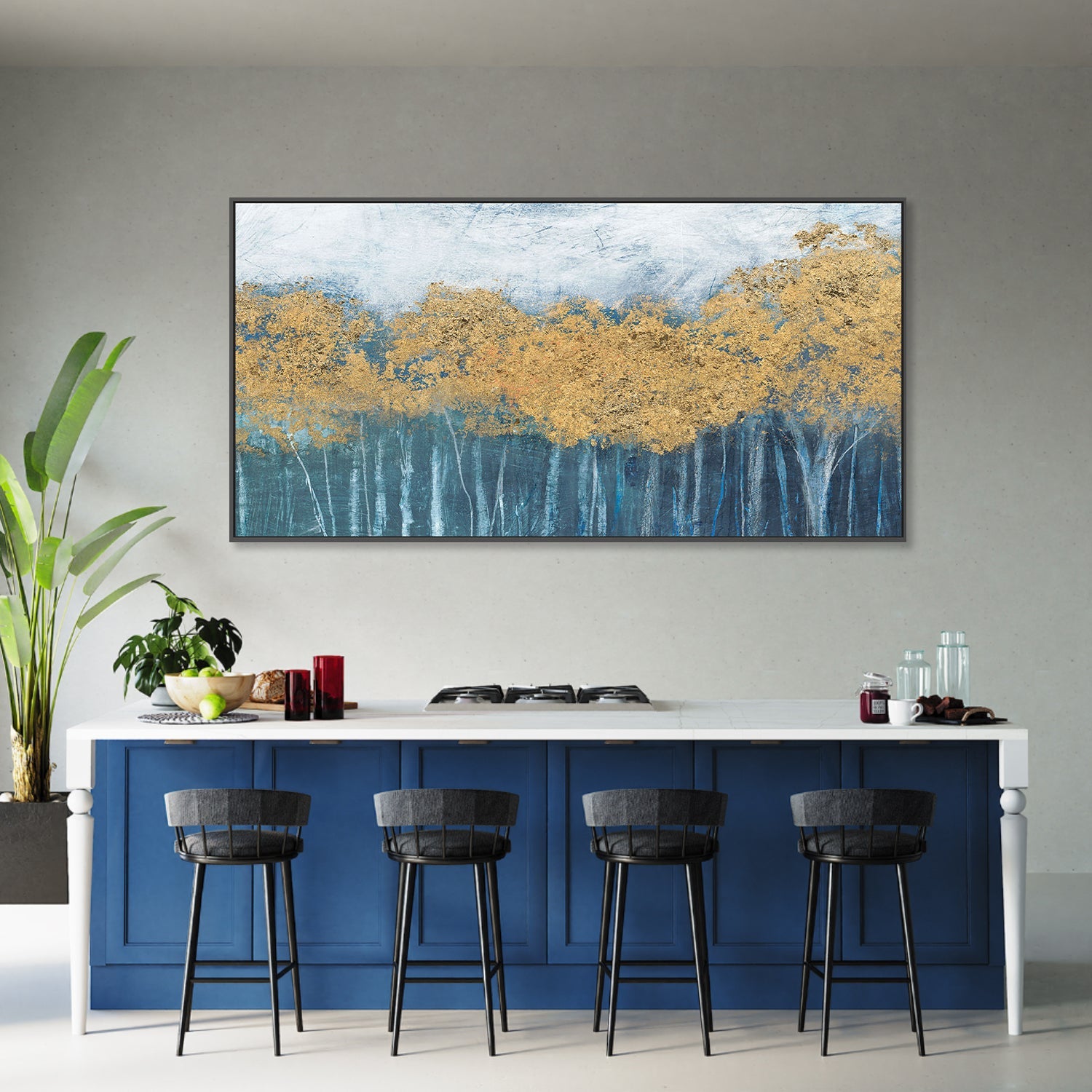 wall-art-print-canvas-poster-framed-Transitioning Forest , By Filippoloco-7