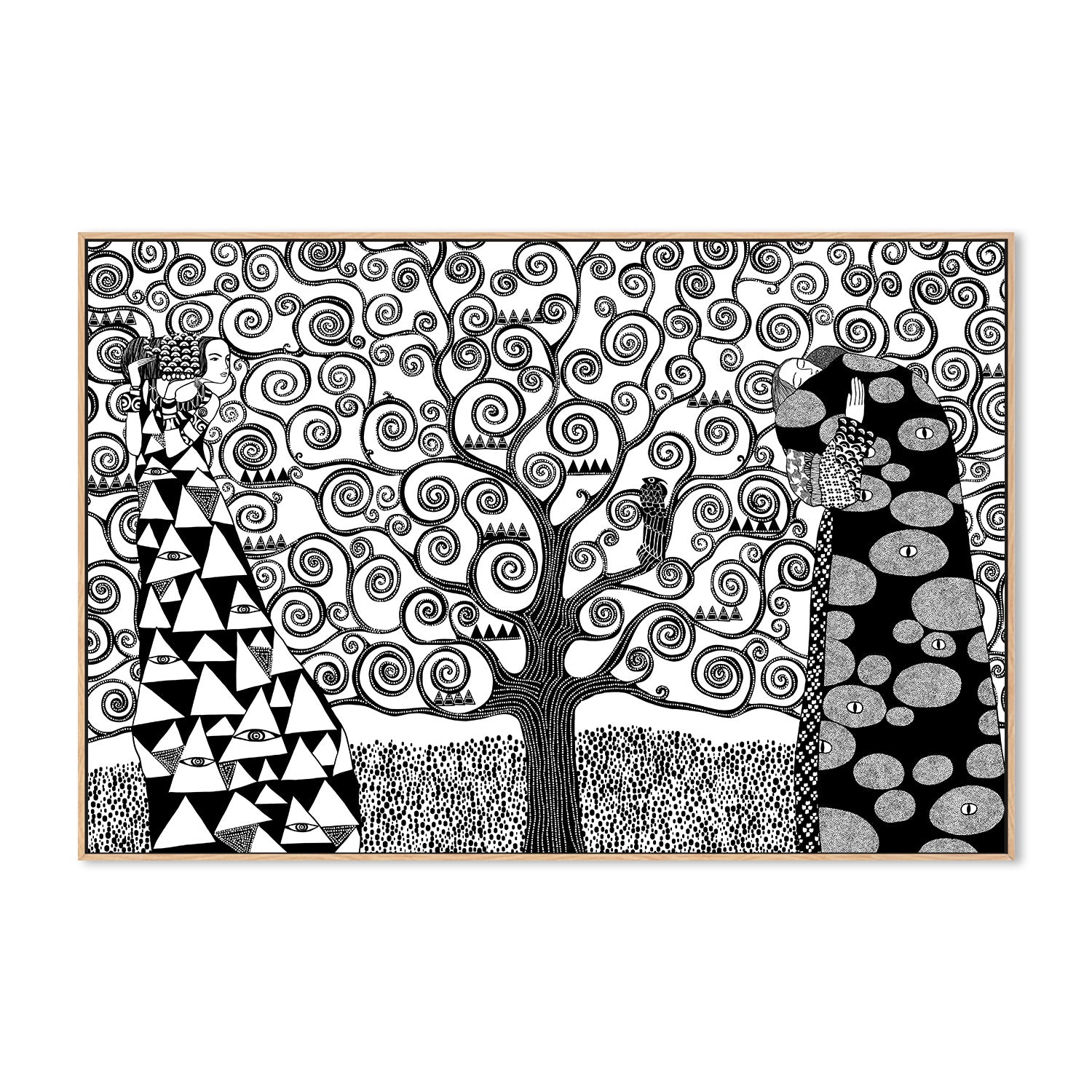 wall-art-print-canvas-poster-framed-Tree of Life-4