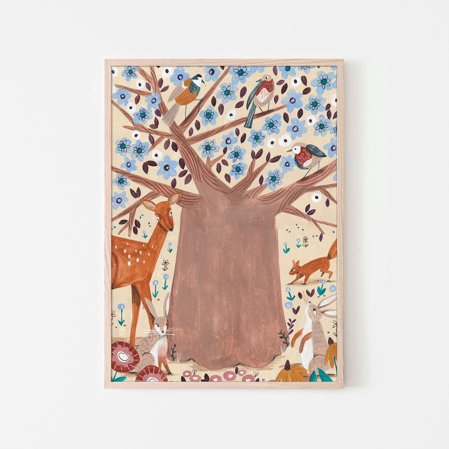 wall-art-print-canvas-poster-framed-Tree of life-6