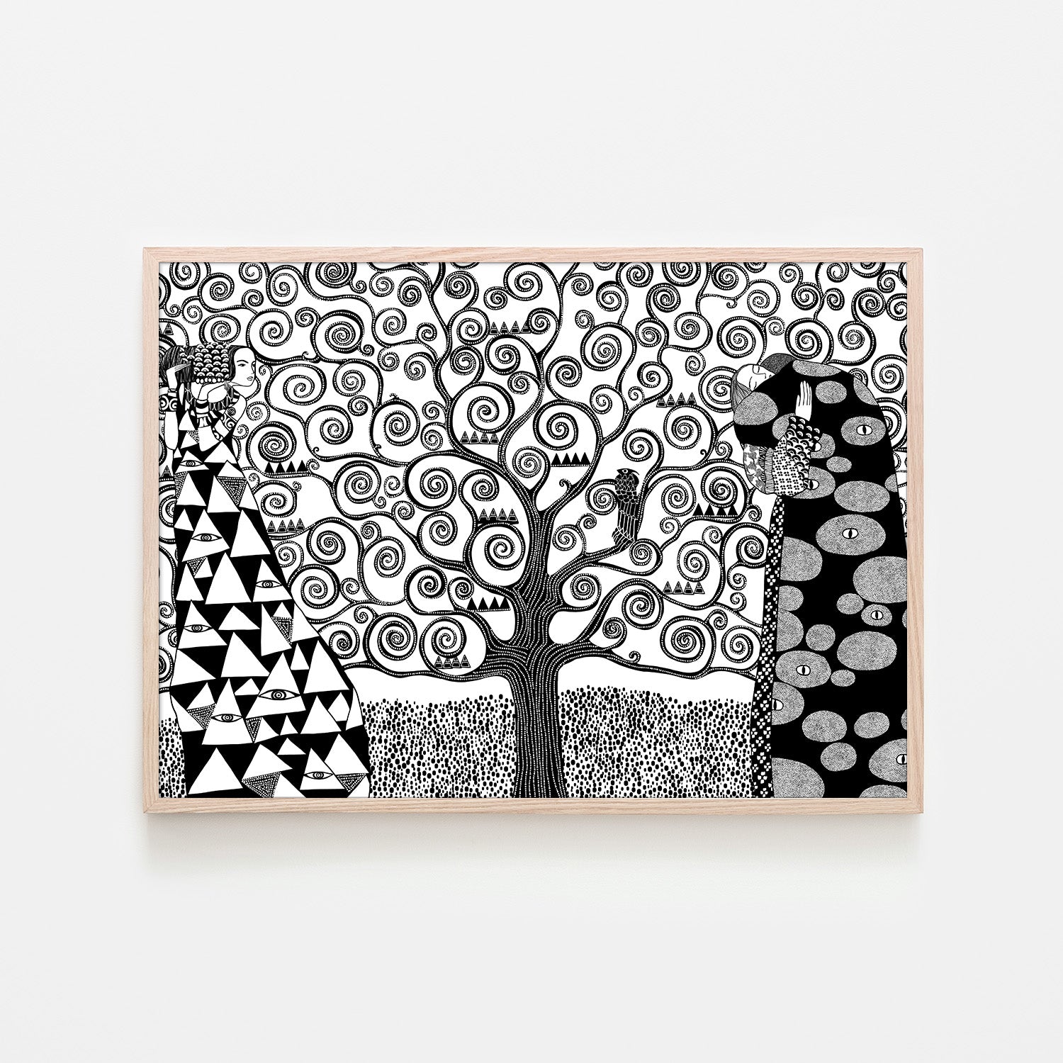 wall-art-print-canvas-poster-framed-Tree of Life-6