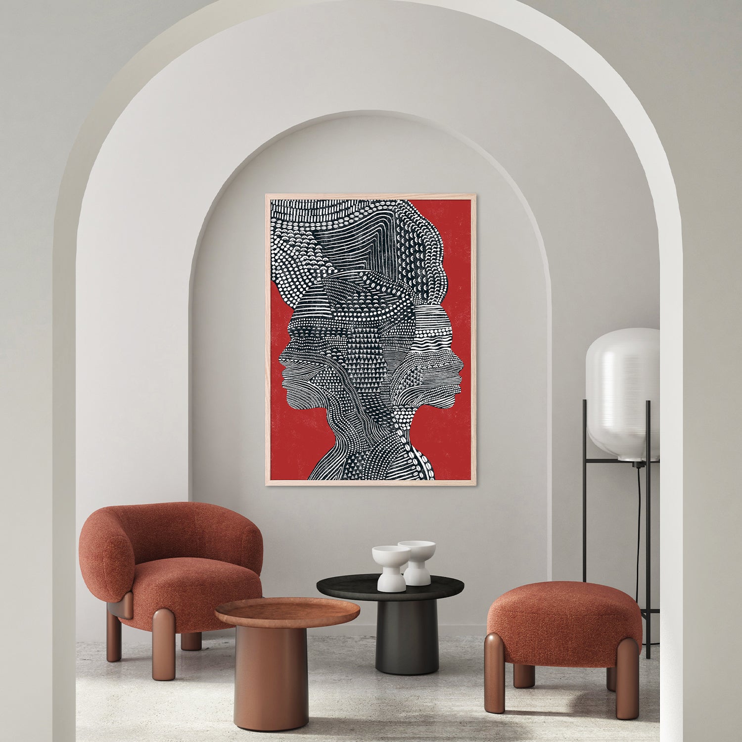 wall-art-print-canvas-poster-framed-Tribal Couple-9