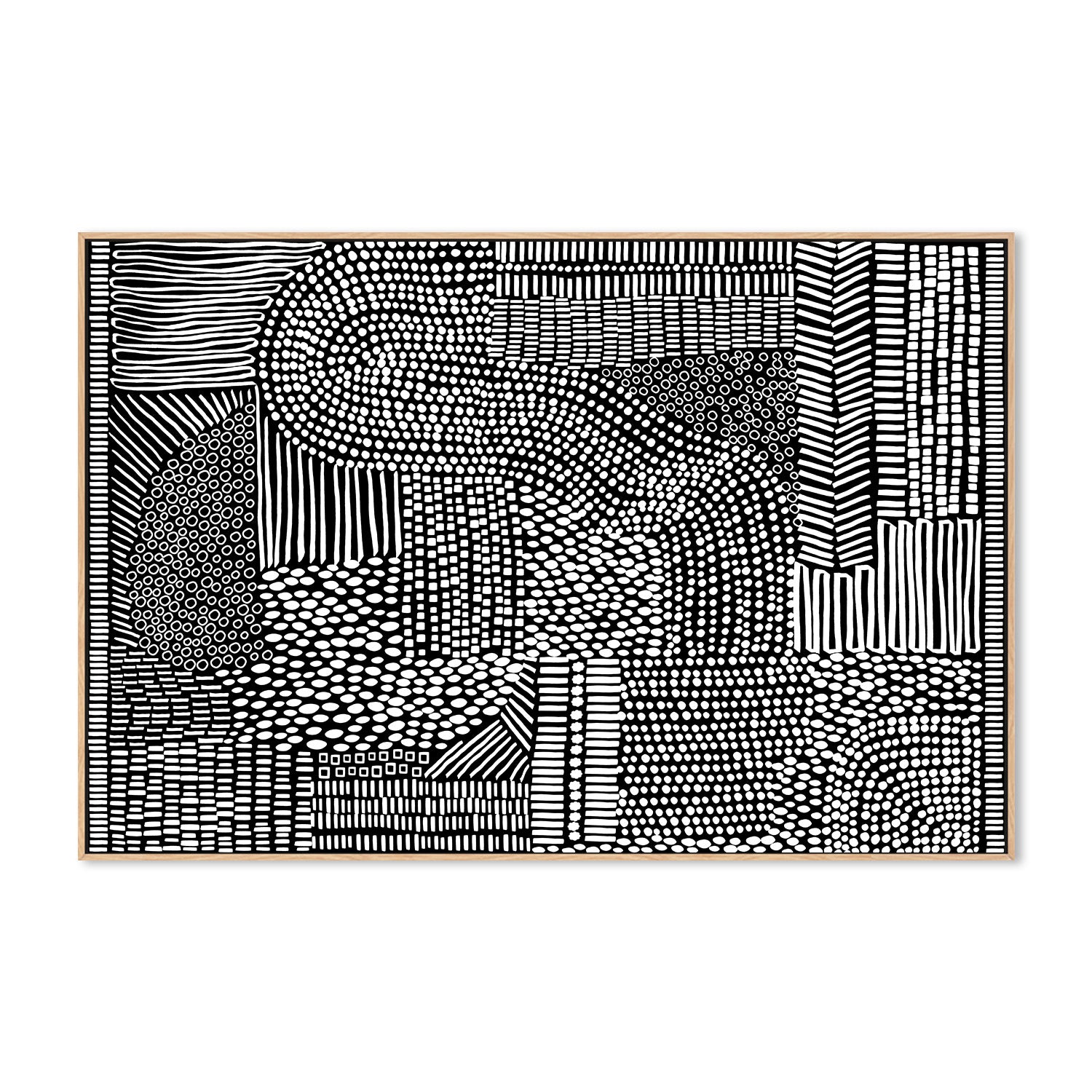 wall-art-print-canvas-poster-framed-Tribal Tapestry, Style C-4
