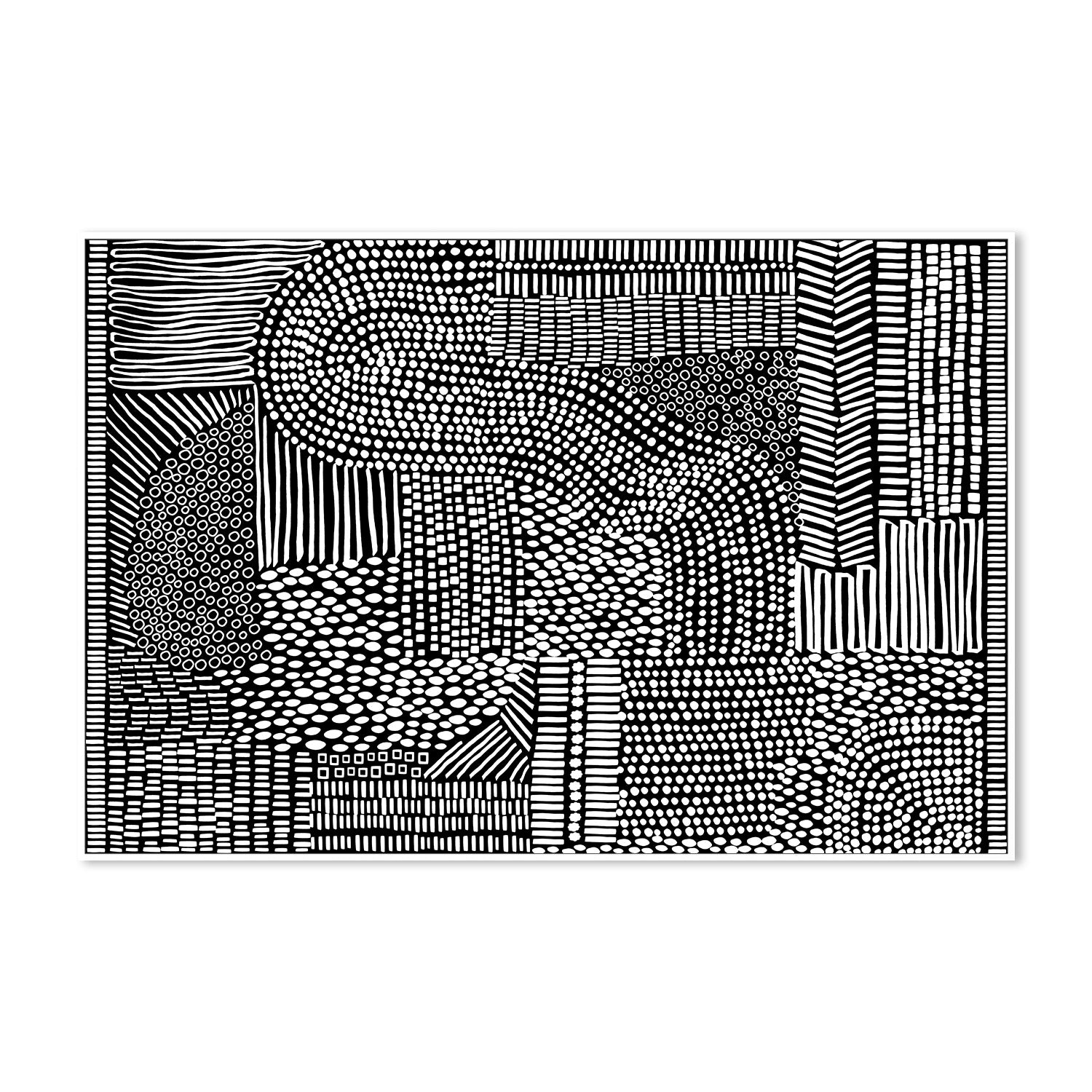 wall-art-print-canvas-poster-framed-Tribal Tapestry, Style C-5