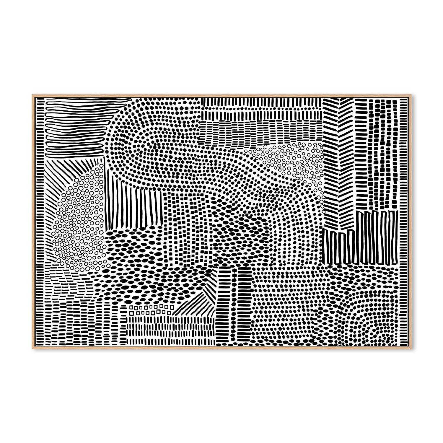 wall-art-print-canvas-poster-framed-Tribal Tapestry, Style D-4