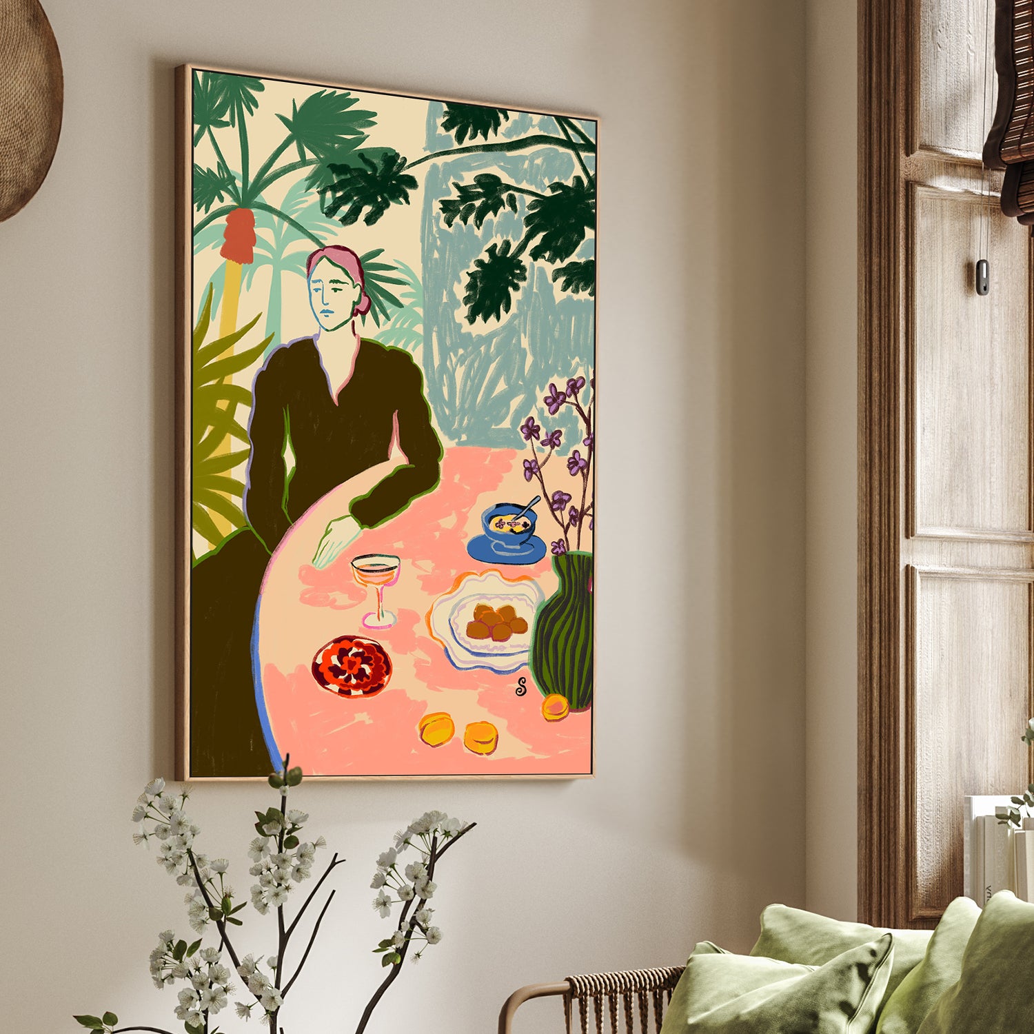 wall-art-print-canvas-poster-framed-Tropical Bunch , By Sandra Poliakov-2
