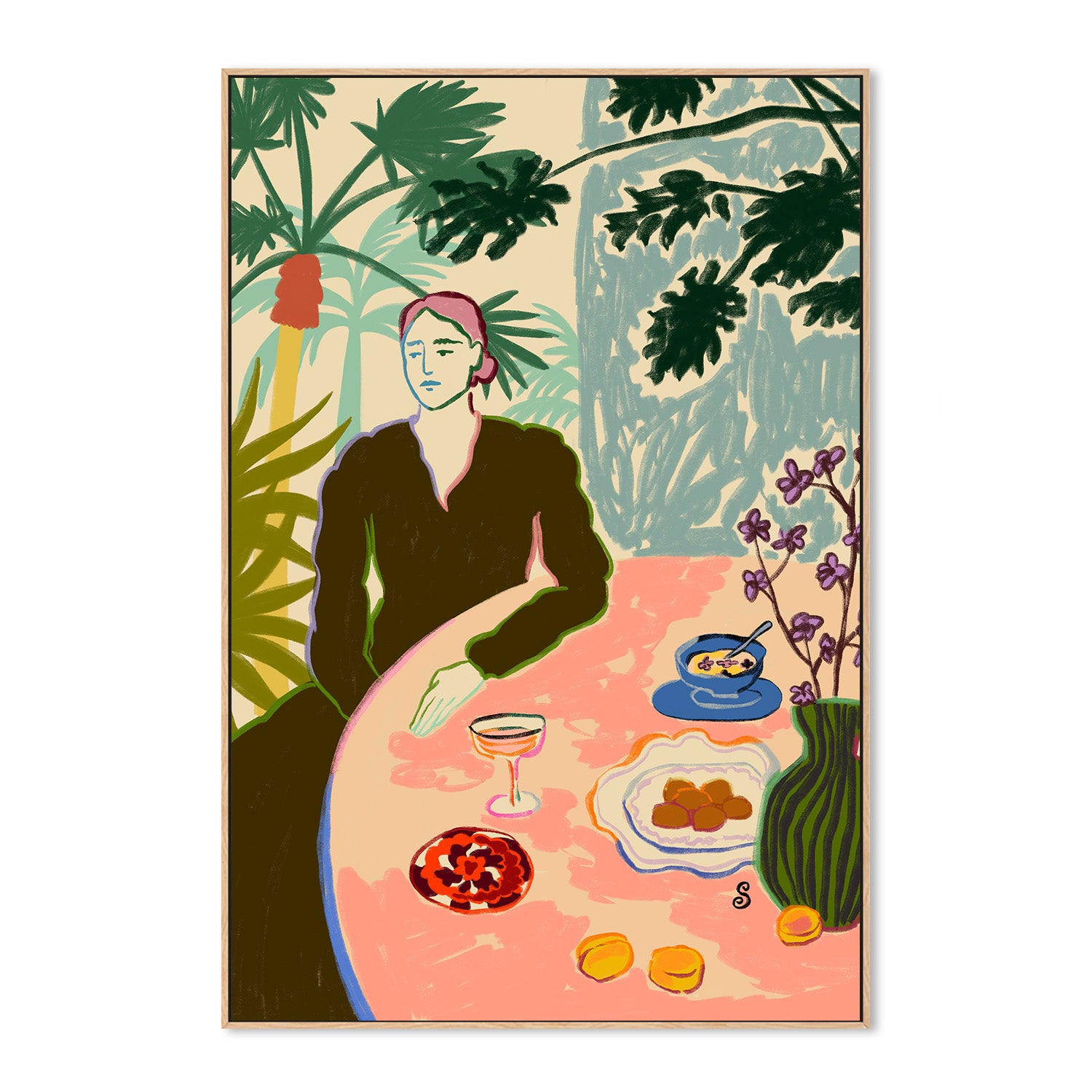 wall-art-print-canvas-poster-framed-Tropical Bunch , By Sandra Poliakov-4