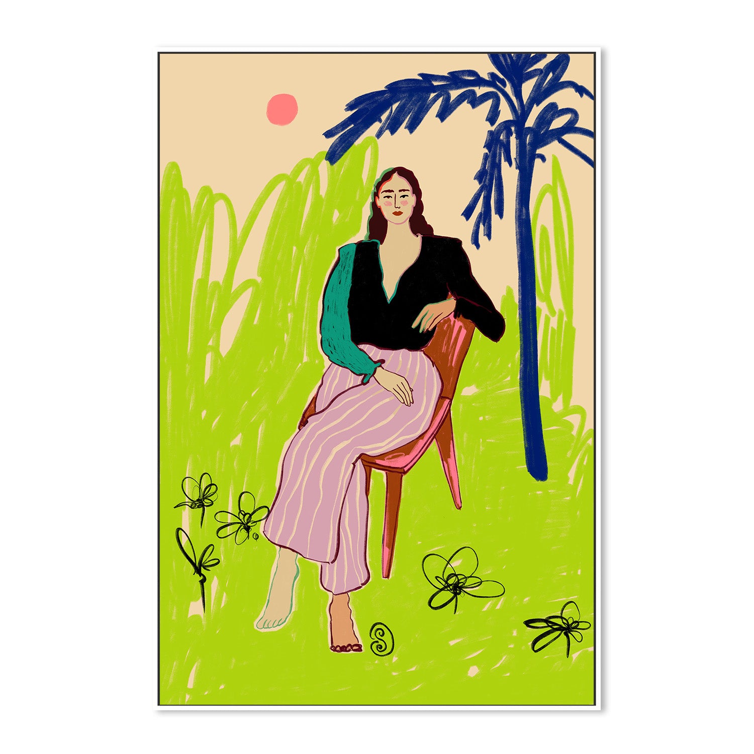 wall-art-print-canvas-poster-framed-Tropical Daydream-5