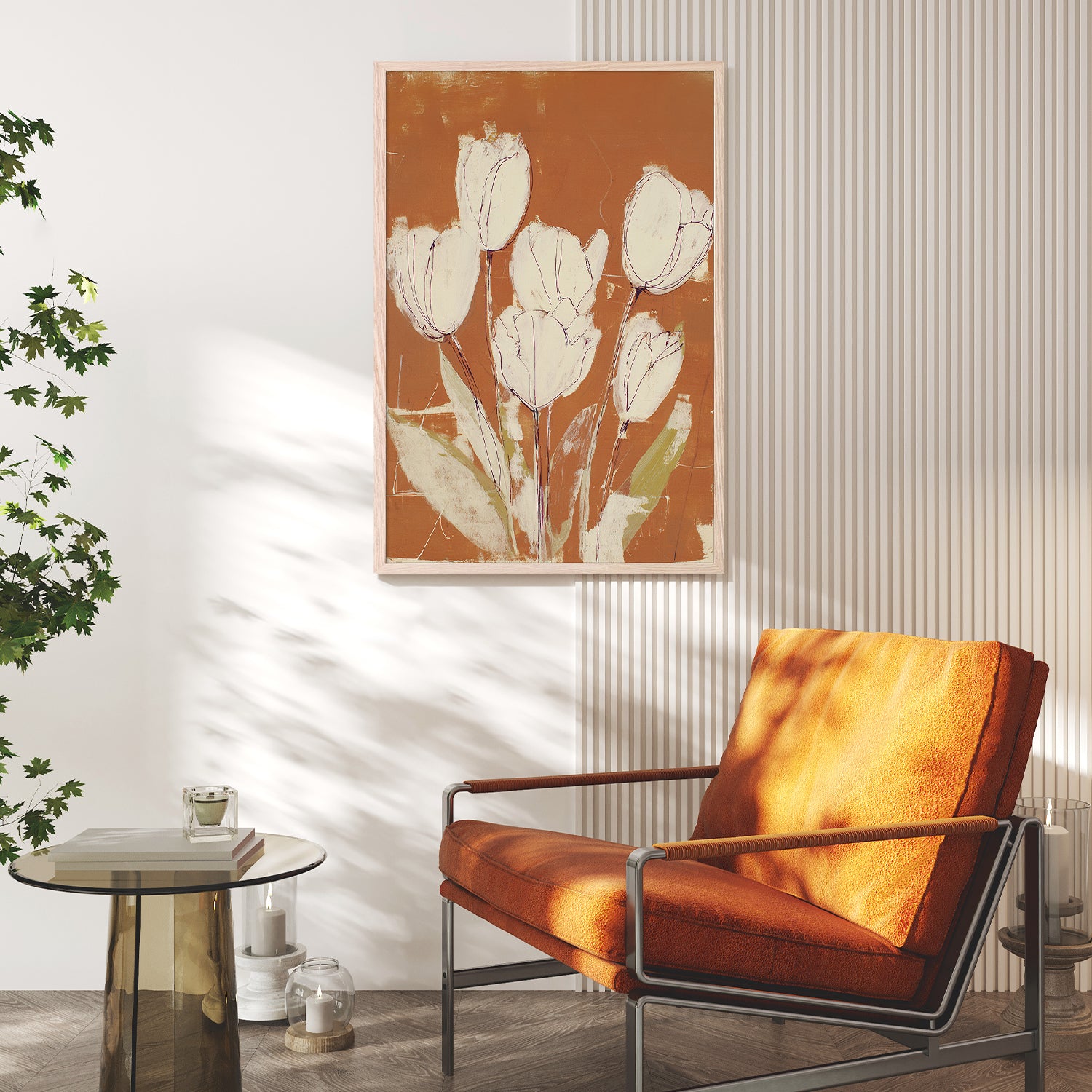wall-art-print-canvas-poster-framed-tulips-8