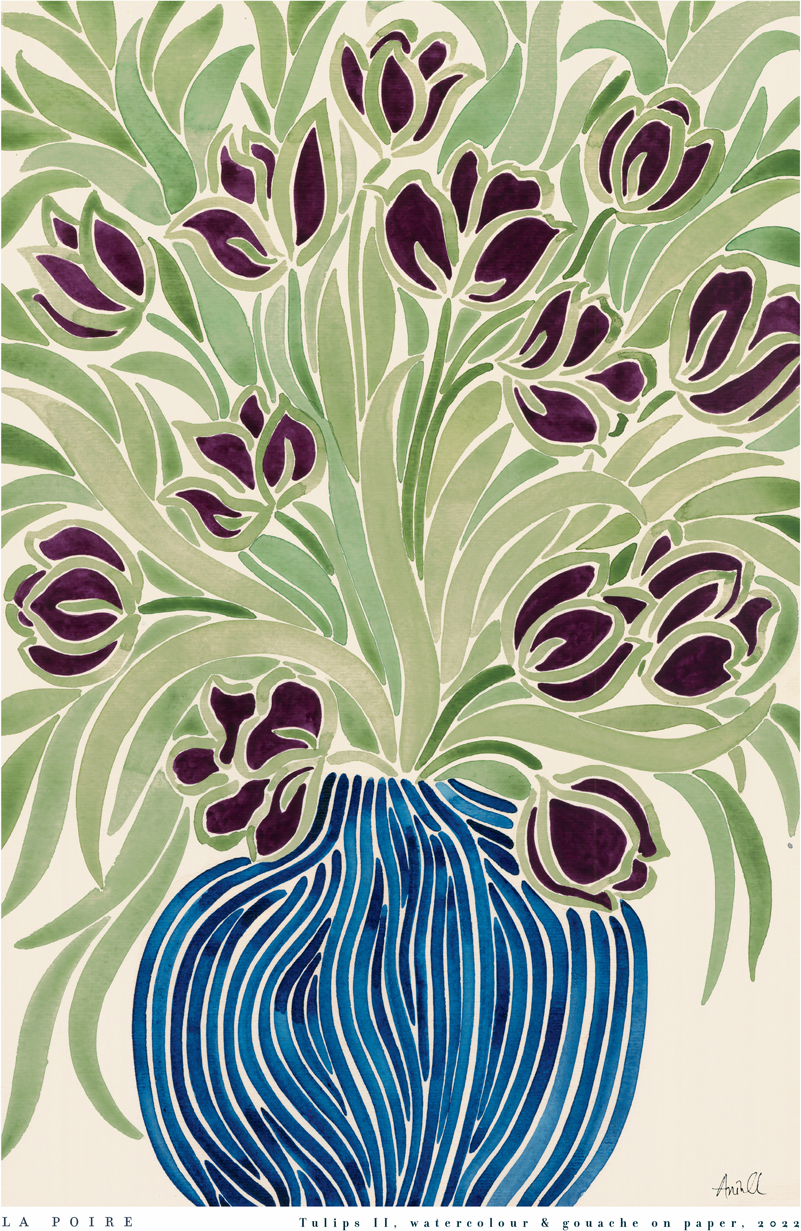 wall-art-print-canvas-poster-framed-Tulips, Style A , By La Poire-GIOIA-WALL-ART