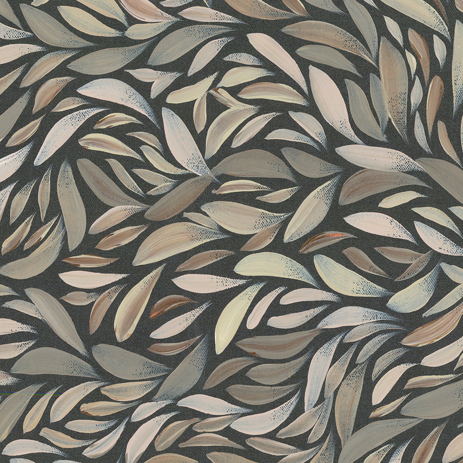 wall-art-print-canvas-poster-framed-Tumbetin Baibaiye, Healing Leaves, Brown Cream and Grey , By Emma Rigney-8