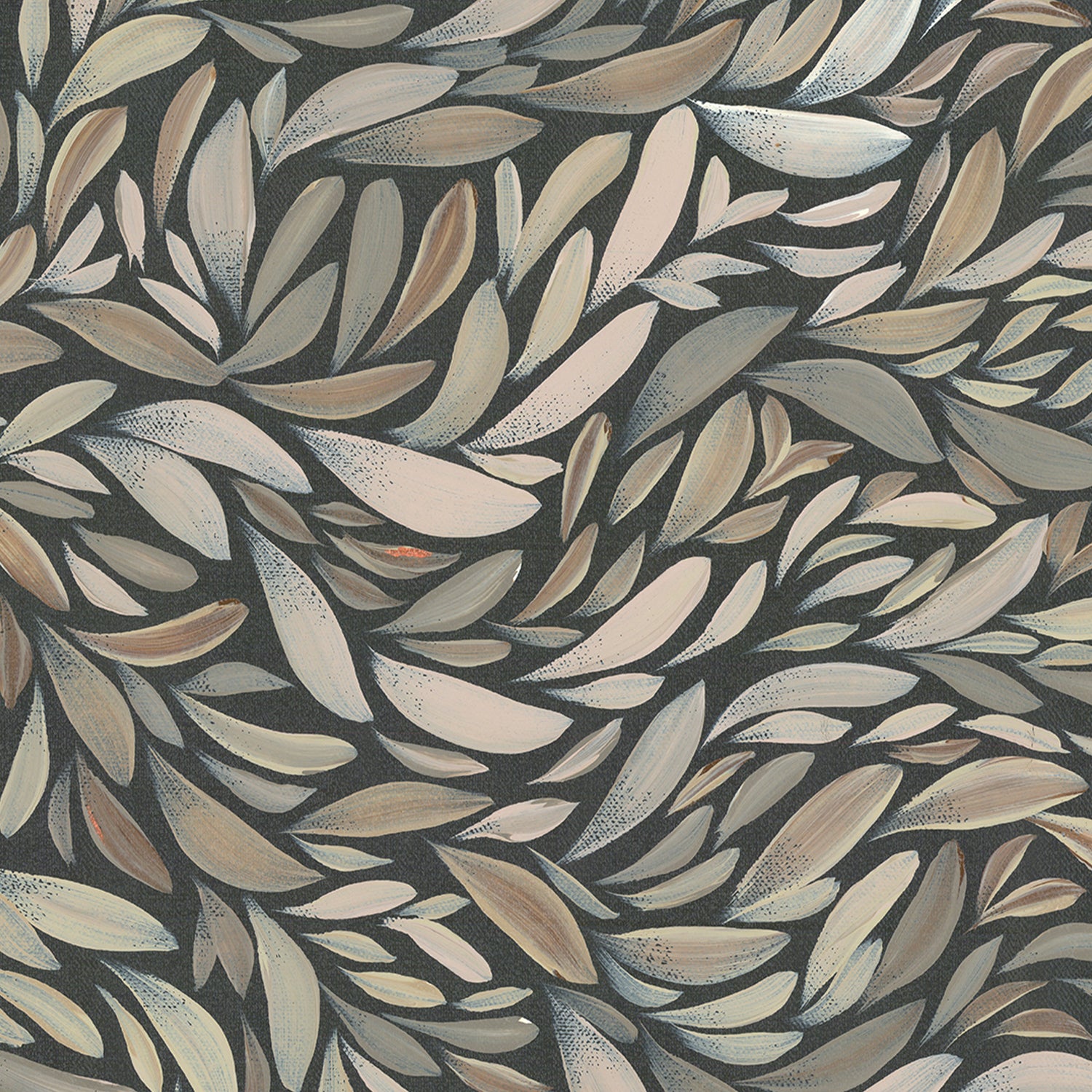 wall-art-print-canvas-poster-framed-Tumbetin Baibaiye, Healing Leaves, Brown Cream and Grey , By Emma Rigney-9