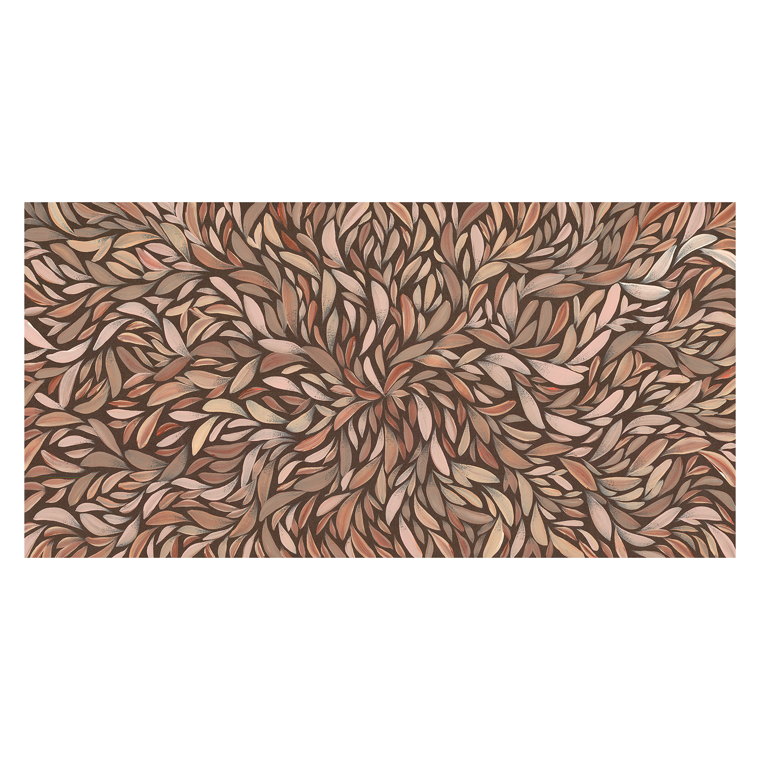 wall-art-print-canvas-poster-framed-Tumbetin Baibaiye, Healing Leaves, Brown Cream and Grey, Mocha Tone , By Emma Rigney-1