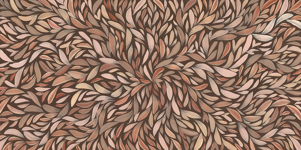 wall-art-print-canvas-poster-framed-Tumbetin Baibaiye, Healing Leaves, Brown Cream and Grey, Mocha Tone , By Emma Rigney-8