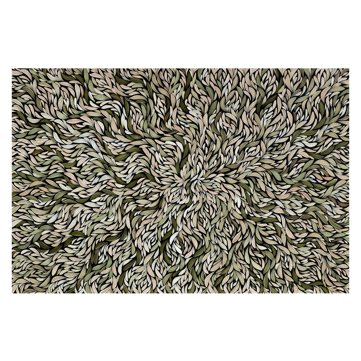 wall-art-print-canvas-poster-framed-Tumbetin Baibaiye, Healing Leaves Series , By Emma Rigney-1