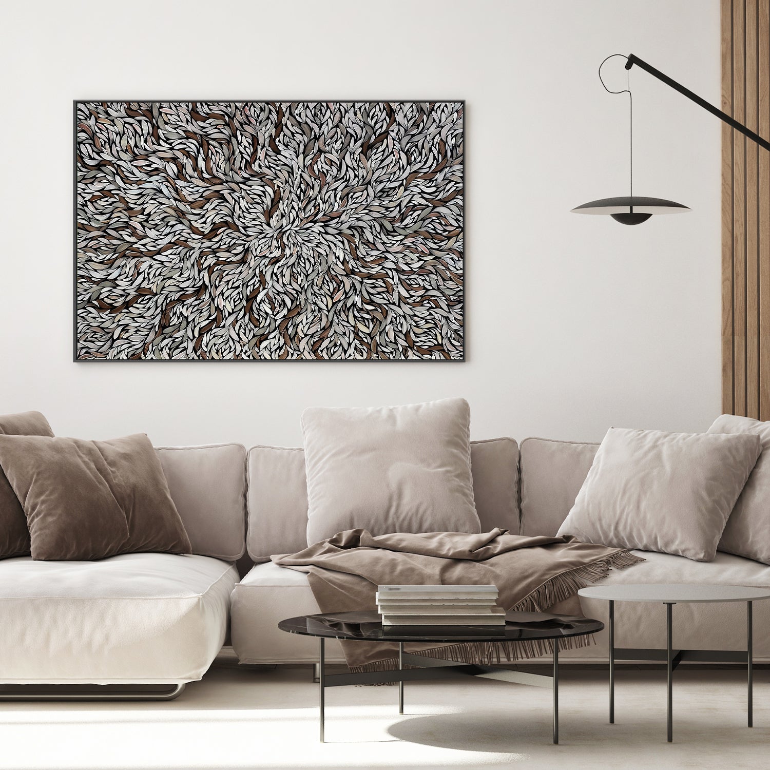 wall-art-print-canvas-poster-framed-Tumbetin Baibaiye, Healing Leaves Series , By Emma Rigney-2