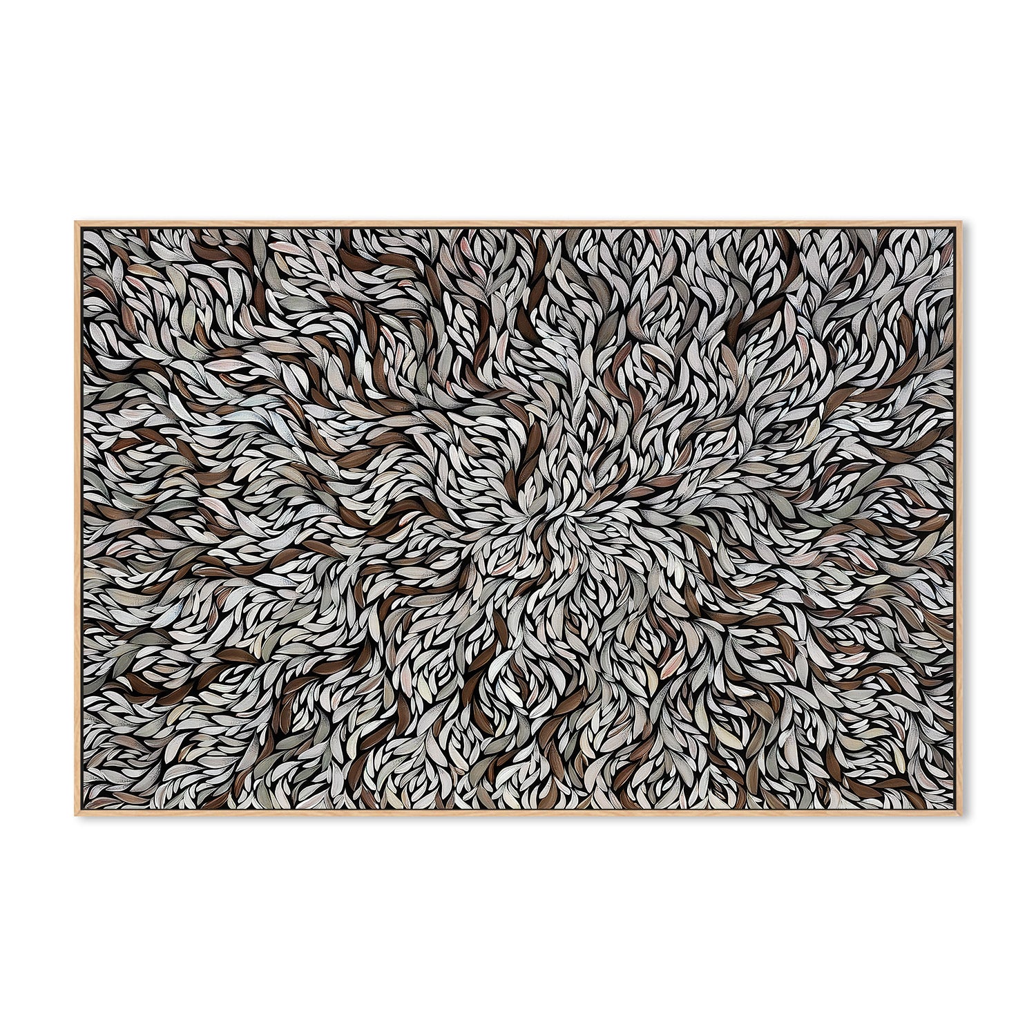 wall-art-print-canvas-poster-framed-Tumbetin Baibaiye, Healing Leaves Series , By Emma Rigney-4