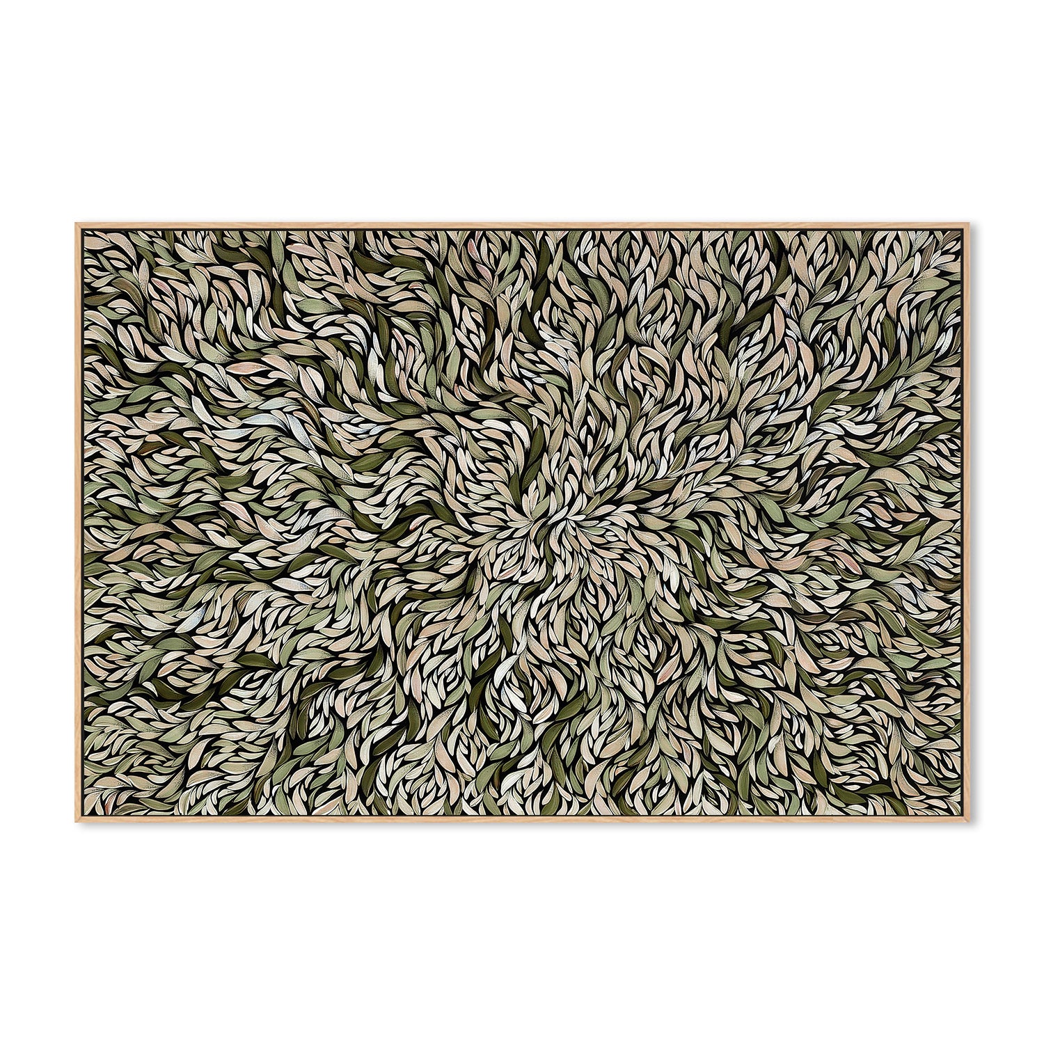 wall-art-print-canvas-poster-framed-Tumbetin Baibaiye, Healing Leaves Series , By Emma Rigney-4