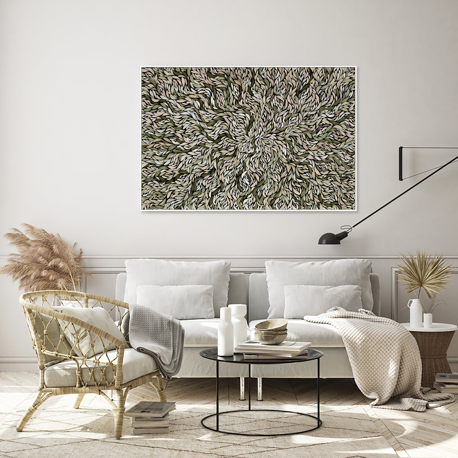 wall-art-print-canvas-poster-framed-Tumbetin Baibaiye, Healing Leaves Series , By Emma Rigney-7