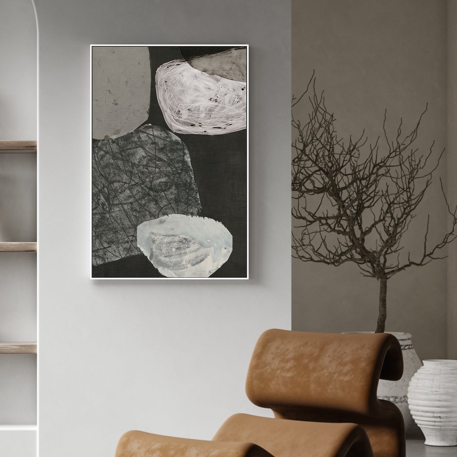 wall-art-print-canvas-poster-framed-Turning Stone, Style B-2