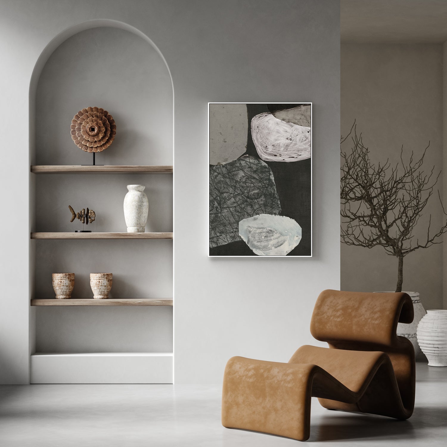 wall-art-print-canvas-poster-framed-Turning Stone, Style B-7