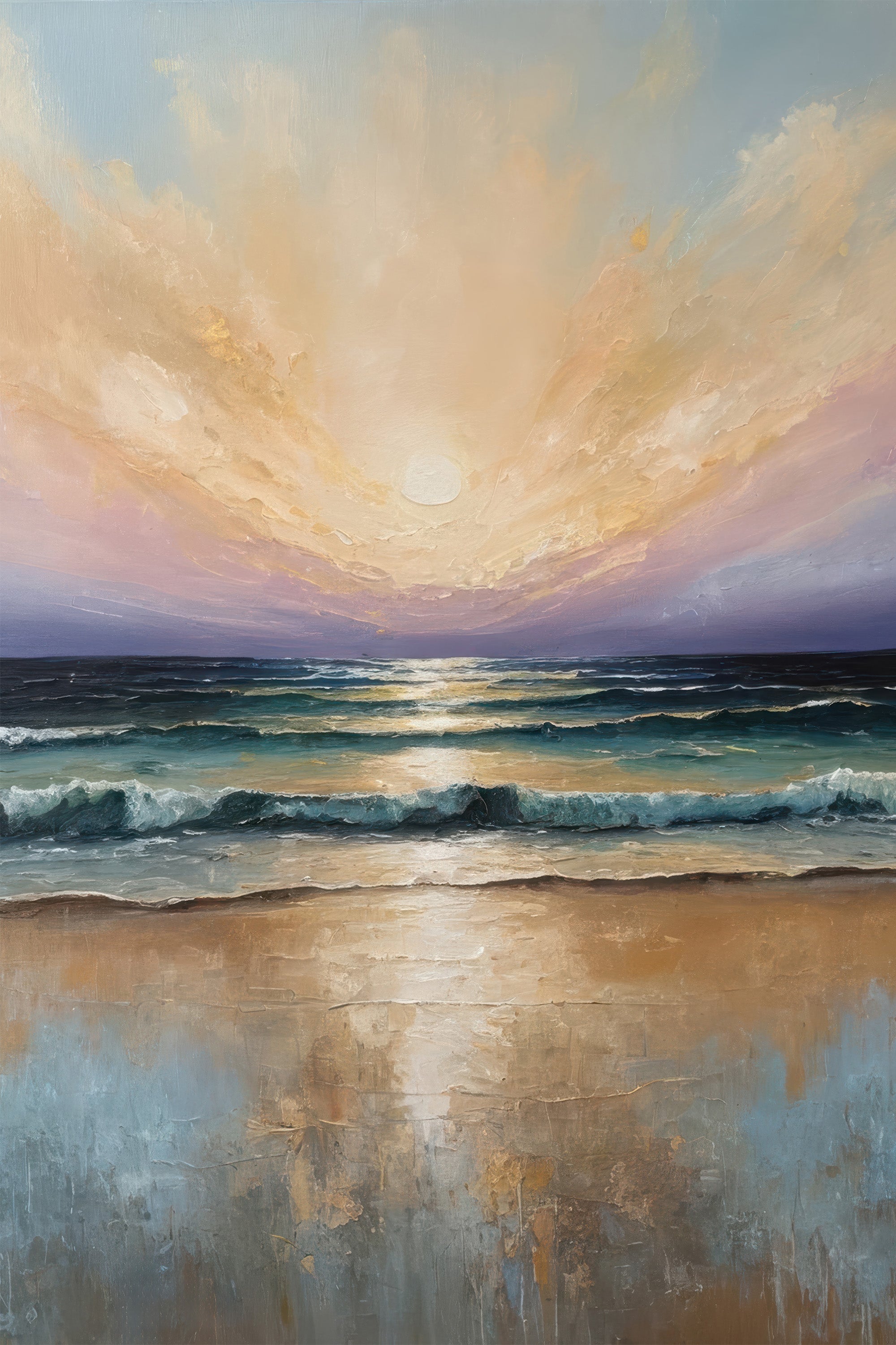 wall-art-print-canvas-poster-framed-twilight waves-1