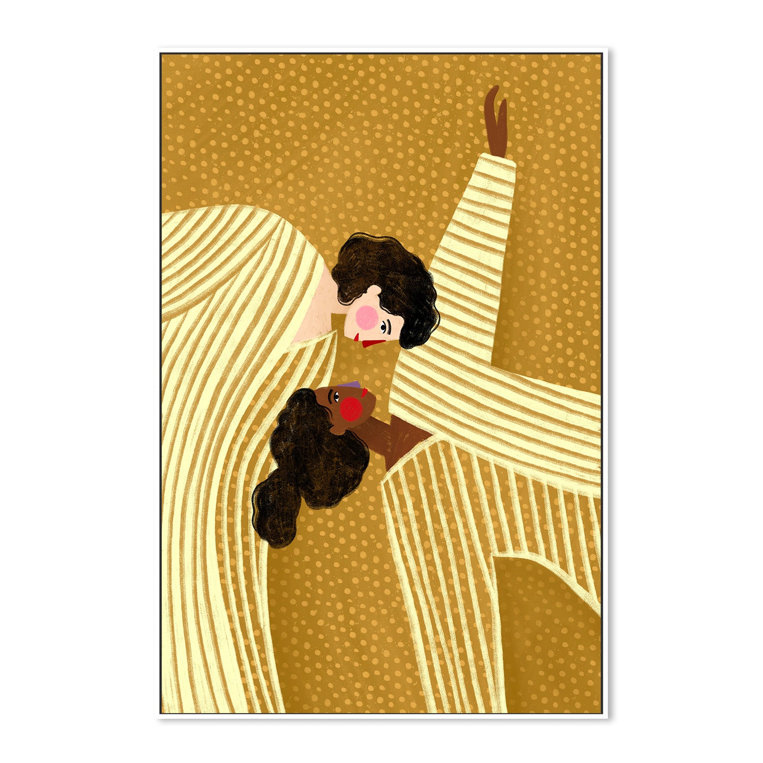 wall-art-print-canvas-poster-framed-Two Line Women-5