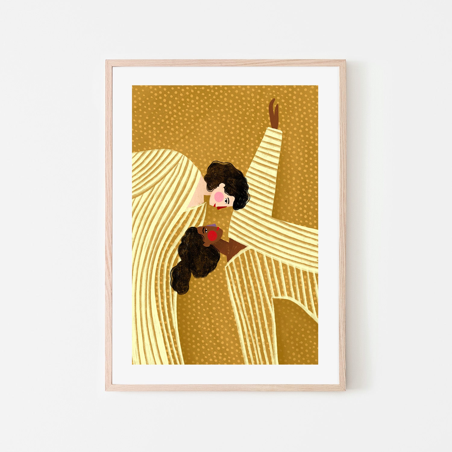 wall-art-print-canvas-poster-framed-Two Line Women-6