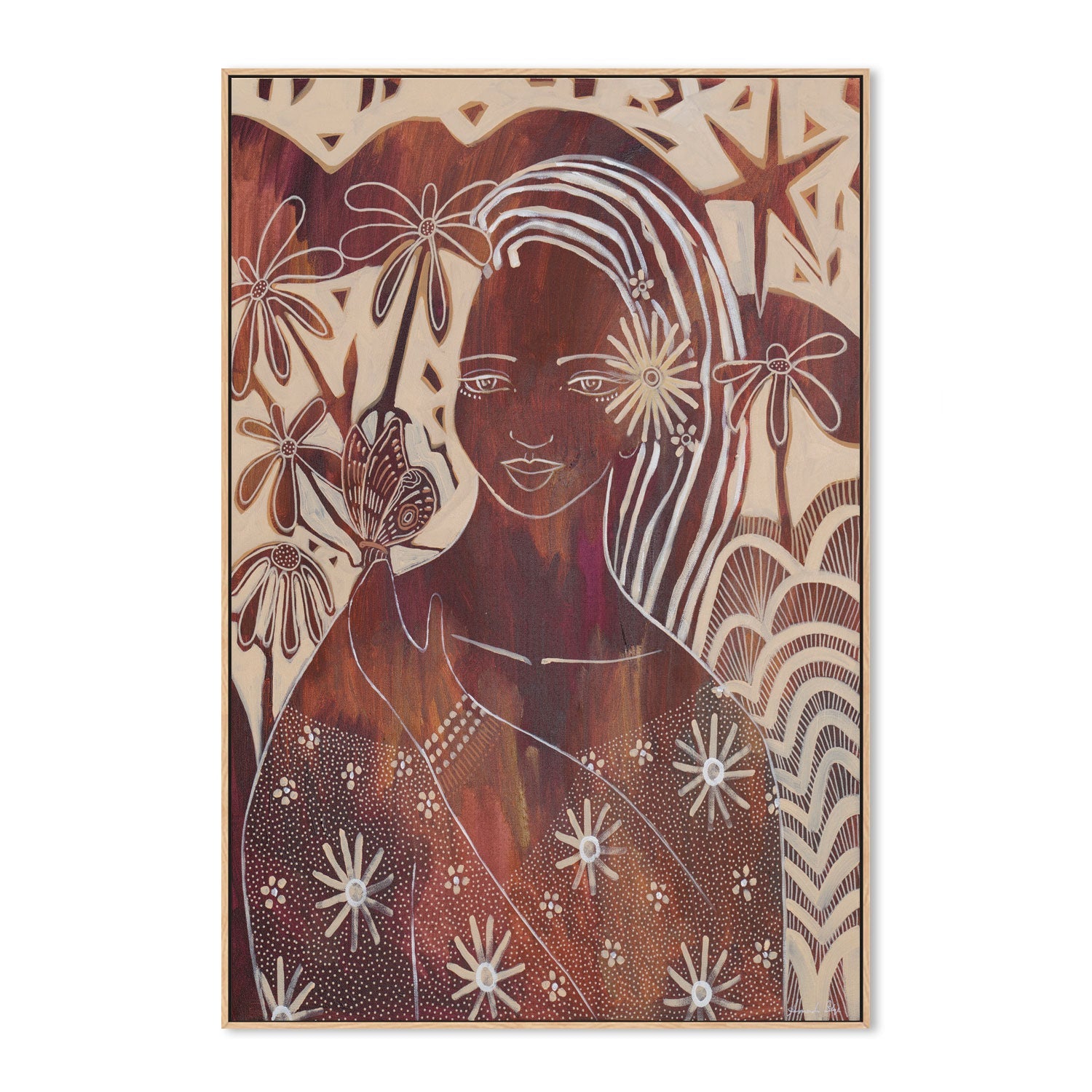 wall-art-print-canvas-poster-framed-Unbreakable Bond, Style B, Garnet , By Amanda Skye-4