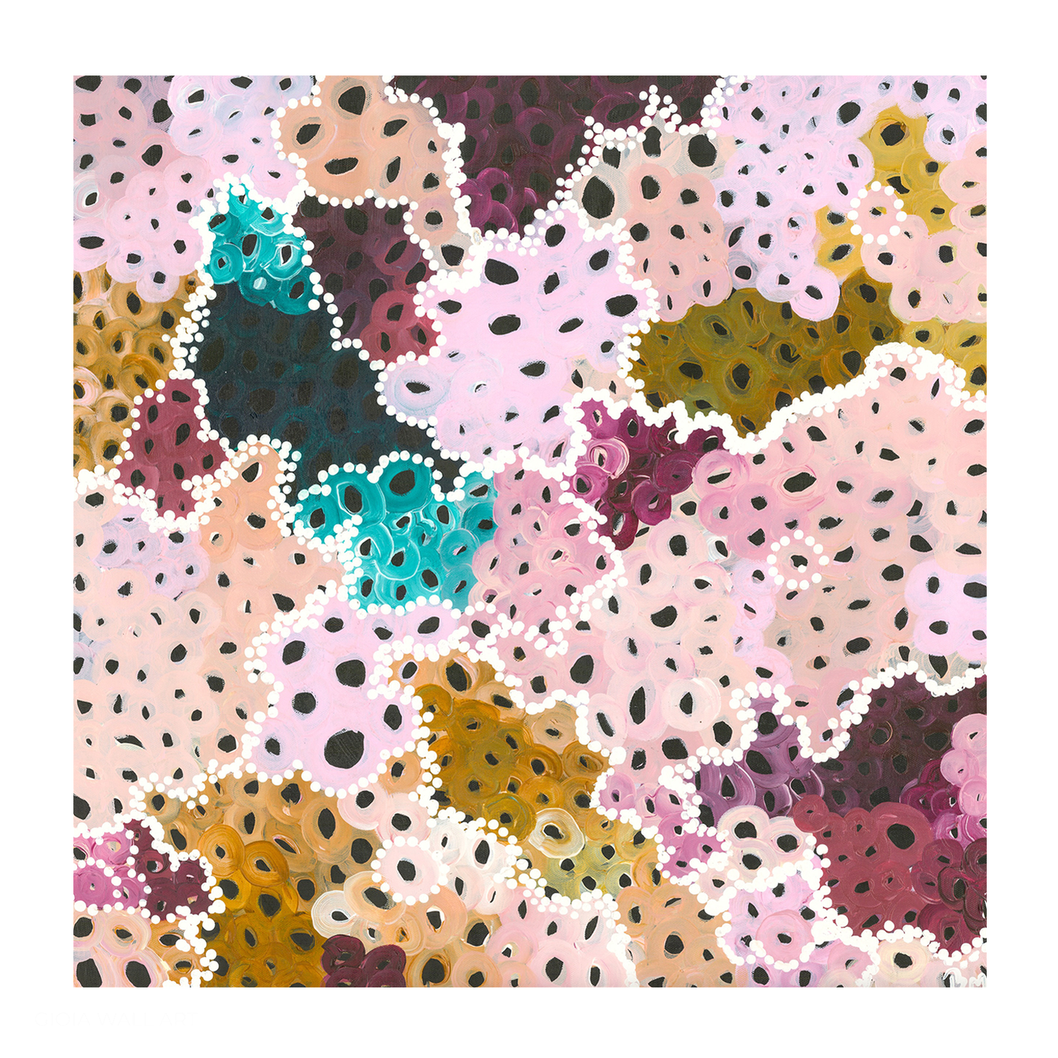 Under The Mirri’s I Acrylic On Canvas 66X66Cm By Bri Chelman Original Artwork