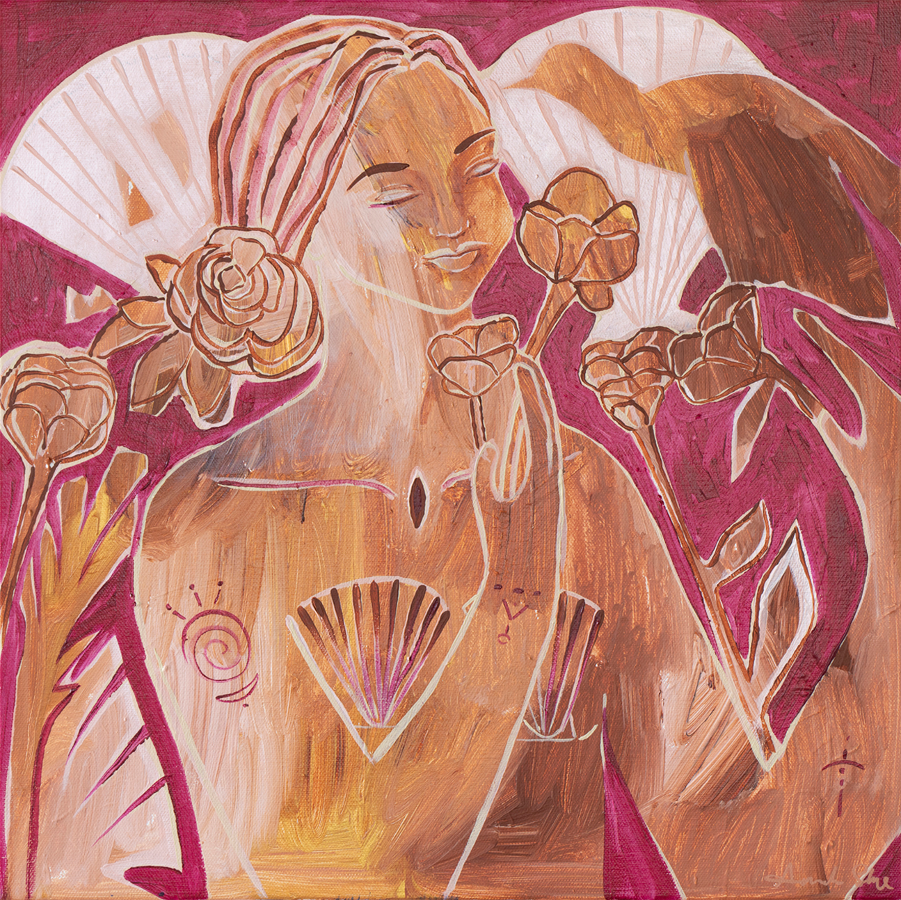 wall-art-print-canvas-poster-framed-United, Aphrodite Collection , By Amanda Skye-1