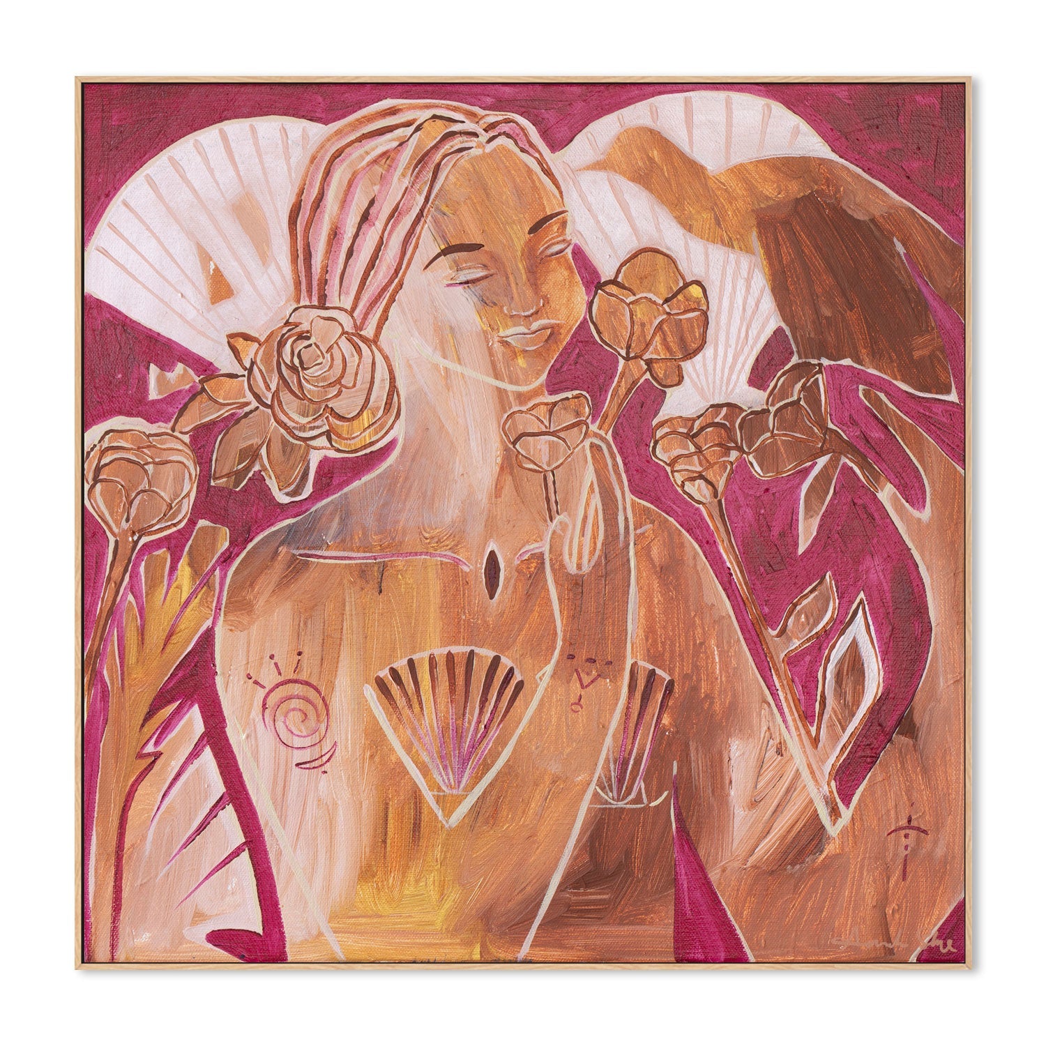 wall-art-print-canvas-poster-framed-United, Aphrodite Collection , By Amanda Skye-4