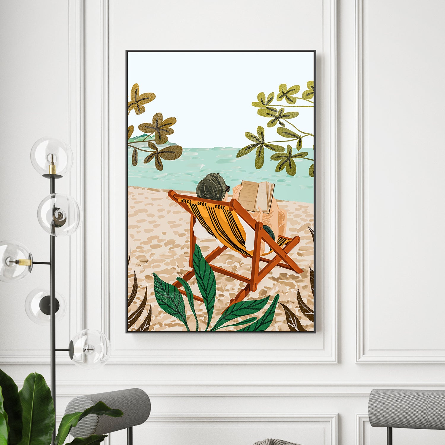 wall-art-print-canvas-poster-framed-Vacay Book Club-2