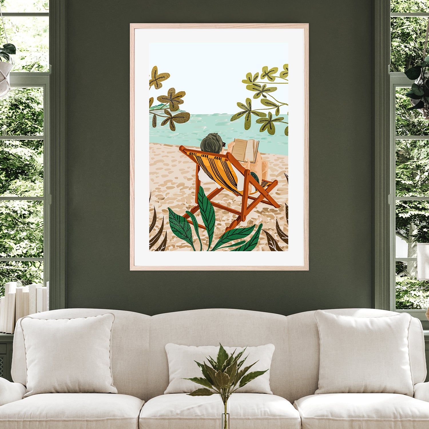 wall-art-print-canvas-poster-framed-Vacay Book Club-8