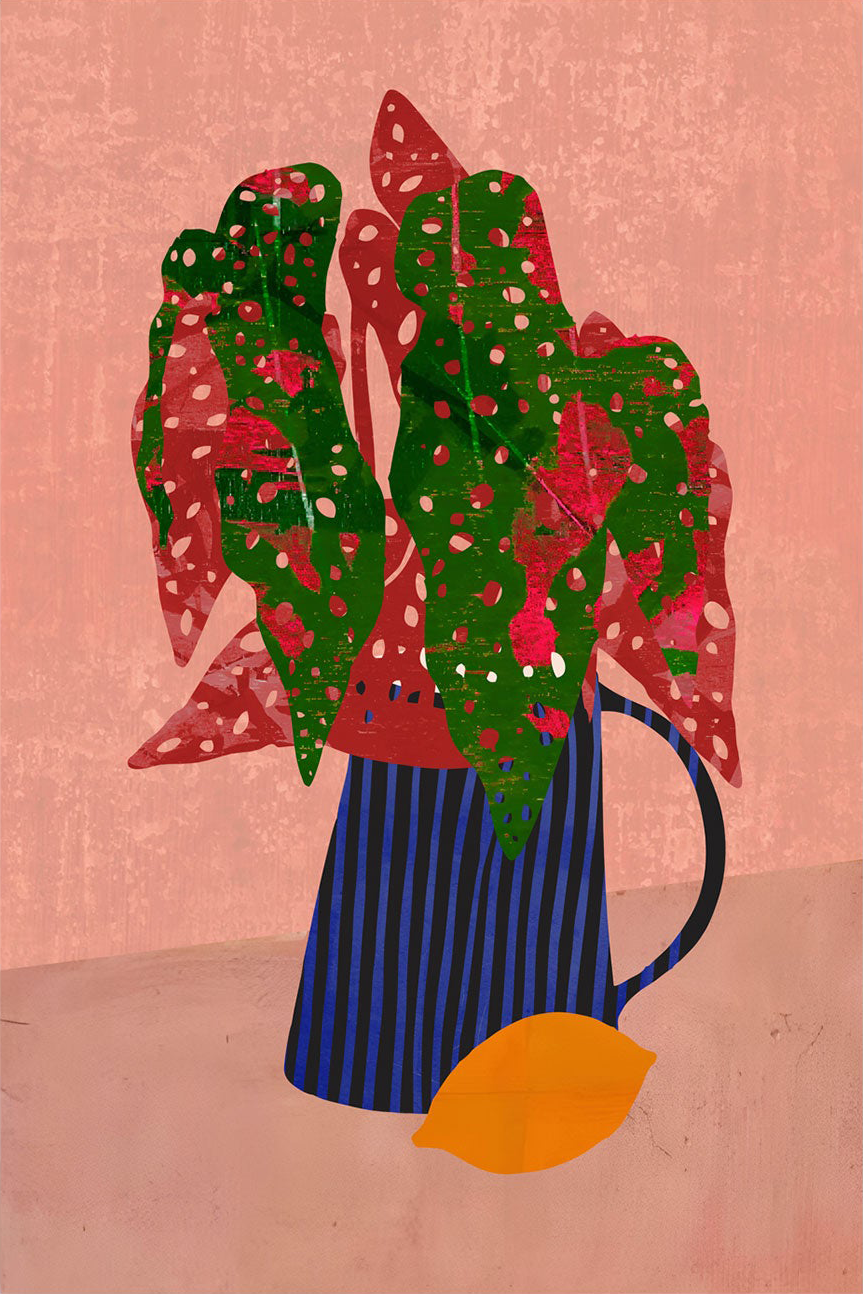 Vase And Fruit, Style B