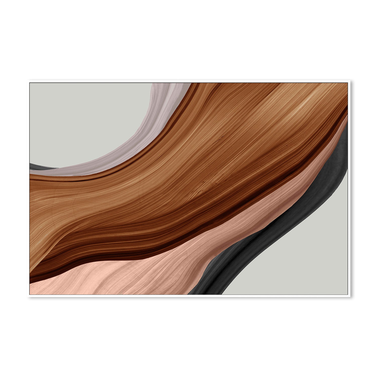 wall-art-print-canvas-poster-framed-Veins of Oak, Style B-5