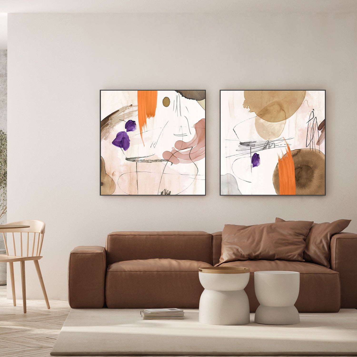wall-art-print-canvas-poster-framed-Velvet, Style A & B, Set Of 2-7