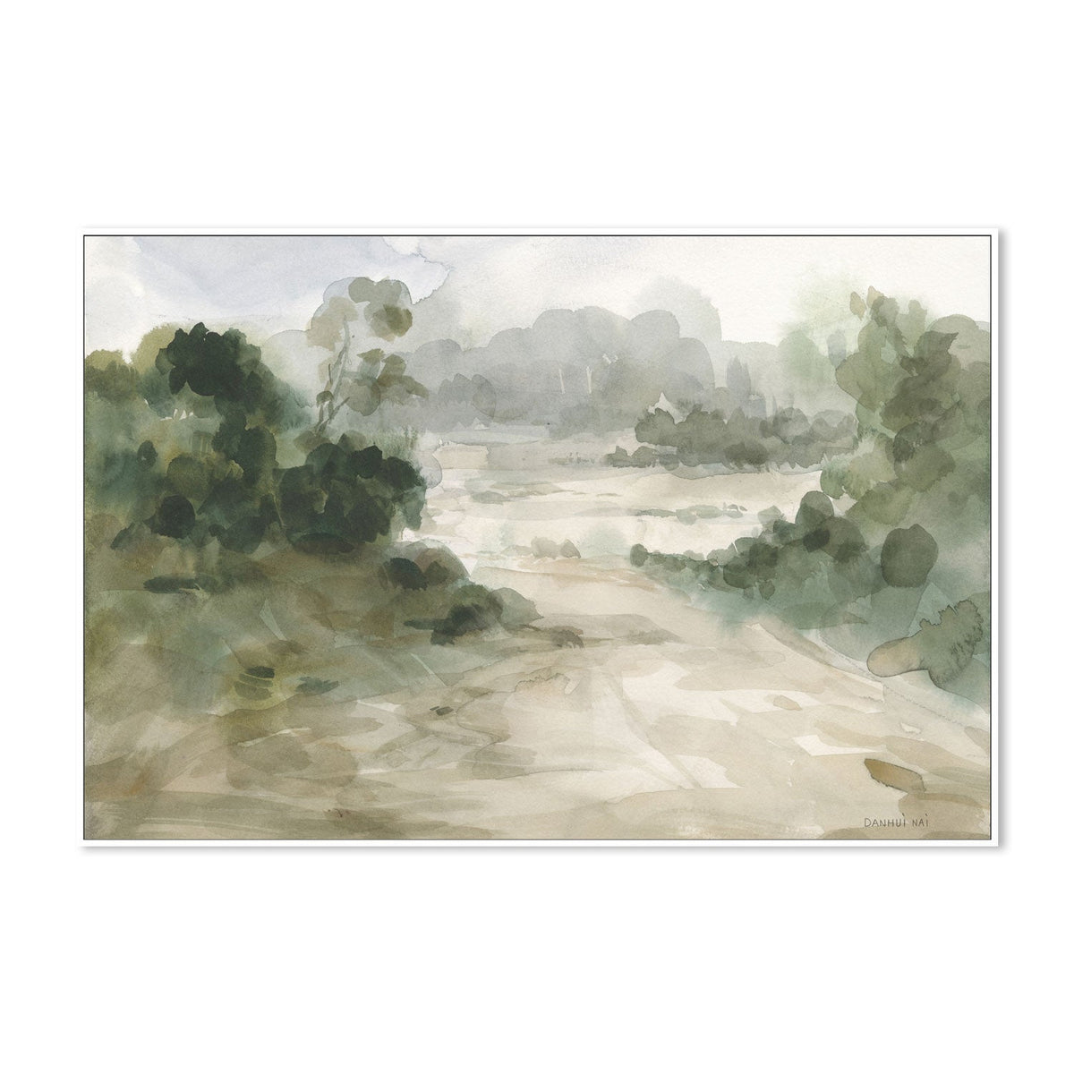 wall-art-print-canvas-poster-framed-Verdant, Style A , By Danhui Nai-5