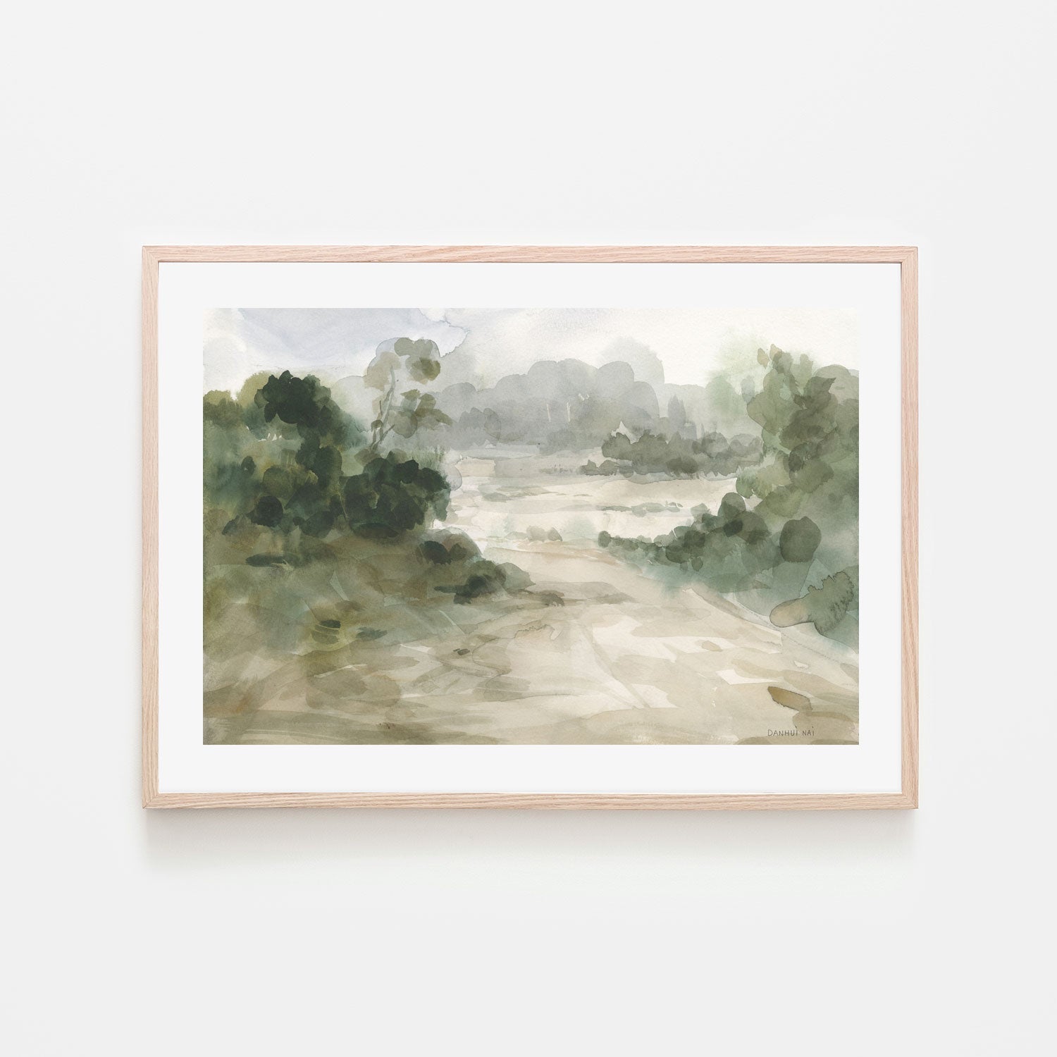 wall-art-print-canvas-poster-framed-Verdant, Style A , By Danhui Nai-6