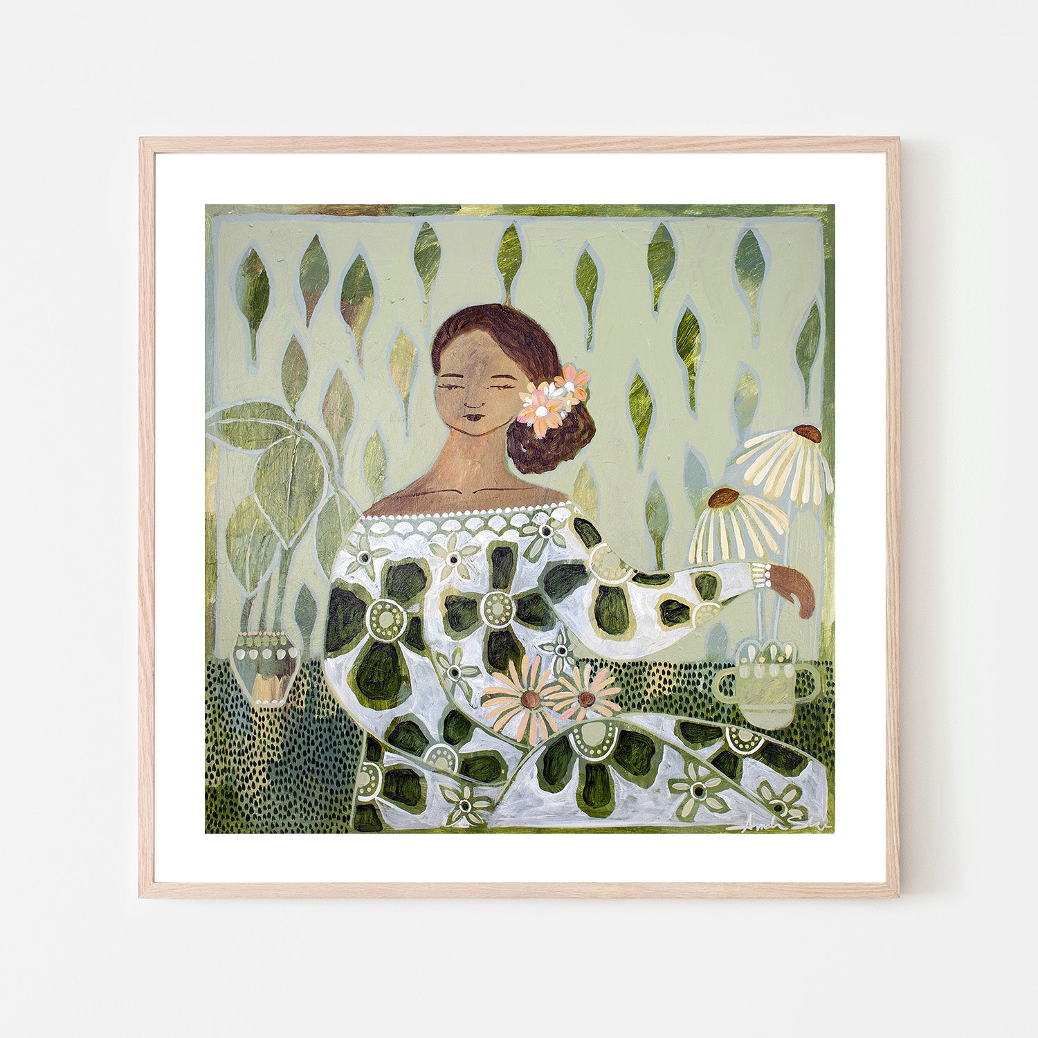 wall-art-print-canvas-poster-framed-Vesna, Echinacea , By Amanda Skye-7