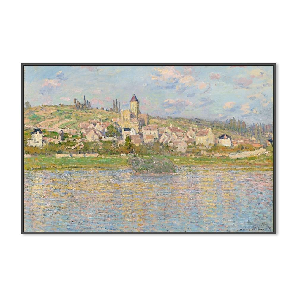 wall-art-print-canvas-poster-framed-Vetheuil 1879 02 , By Monet-by-Gioia Wall Art-Gioia Wall Art