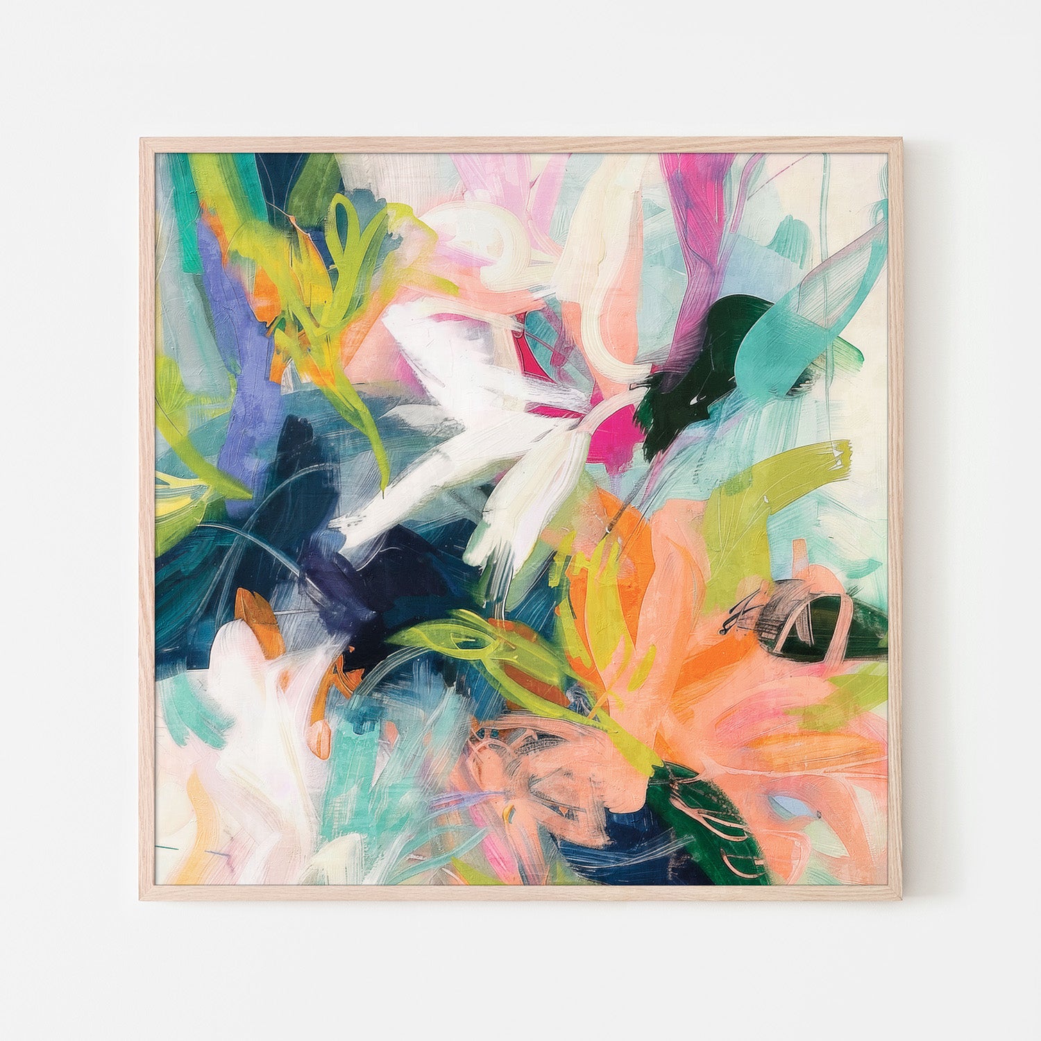 wall-art-print-canvas-poster-framed-Vibrant Whimsy, Style B-6