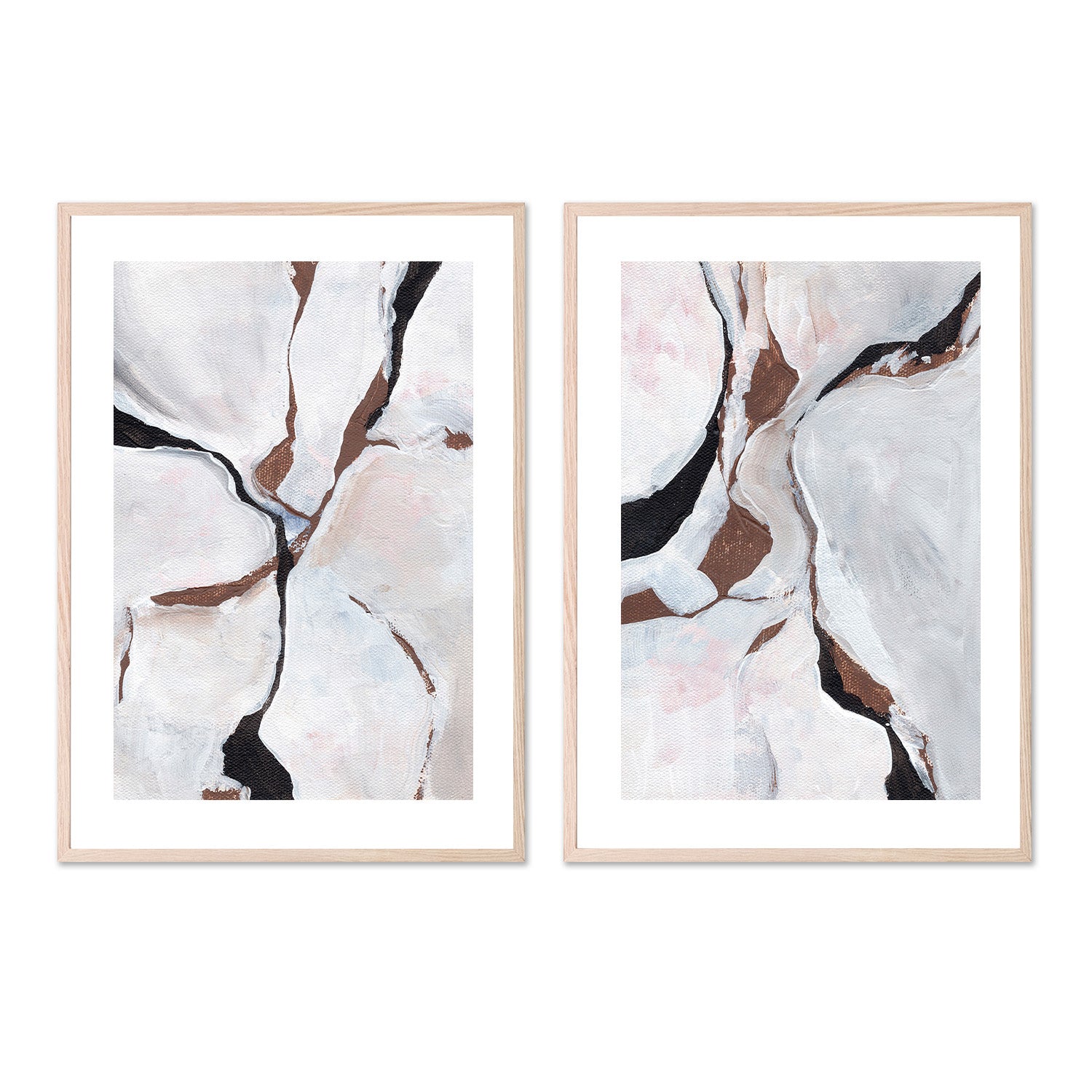 wall-art-print-canvas-poster-framed-Vibration, Style A & B, Set Of 2 , By Nikita Jariwala-6