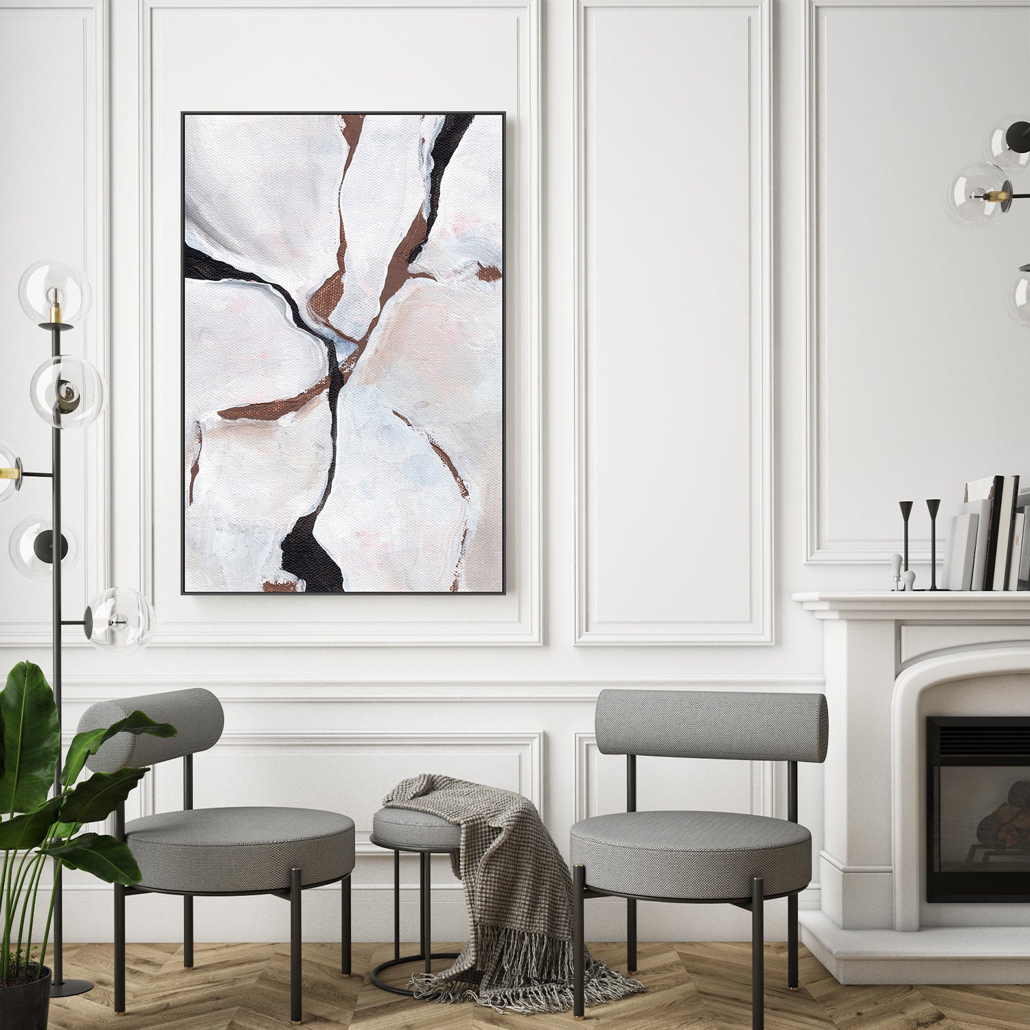 wall-art-print-canvas-poster-framed-Vibration, Style A , By Nikita Jariwala-7