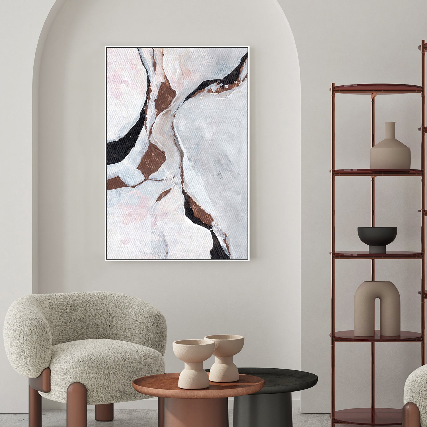 wall-art-print-canvas-poster-framed-Vibration, Style B , By Nikita Jariwala-2