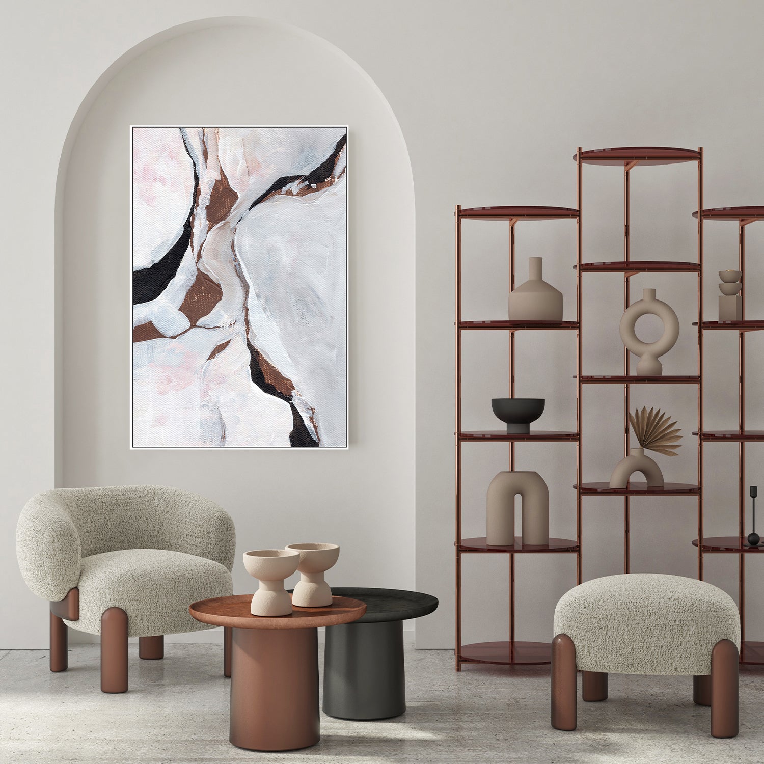 wall-art-print-canvas-poster-framed-Vibration, Style B , By Nikita Jariwala-7