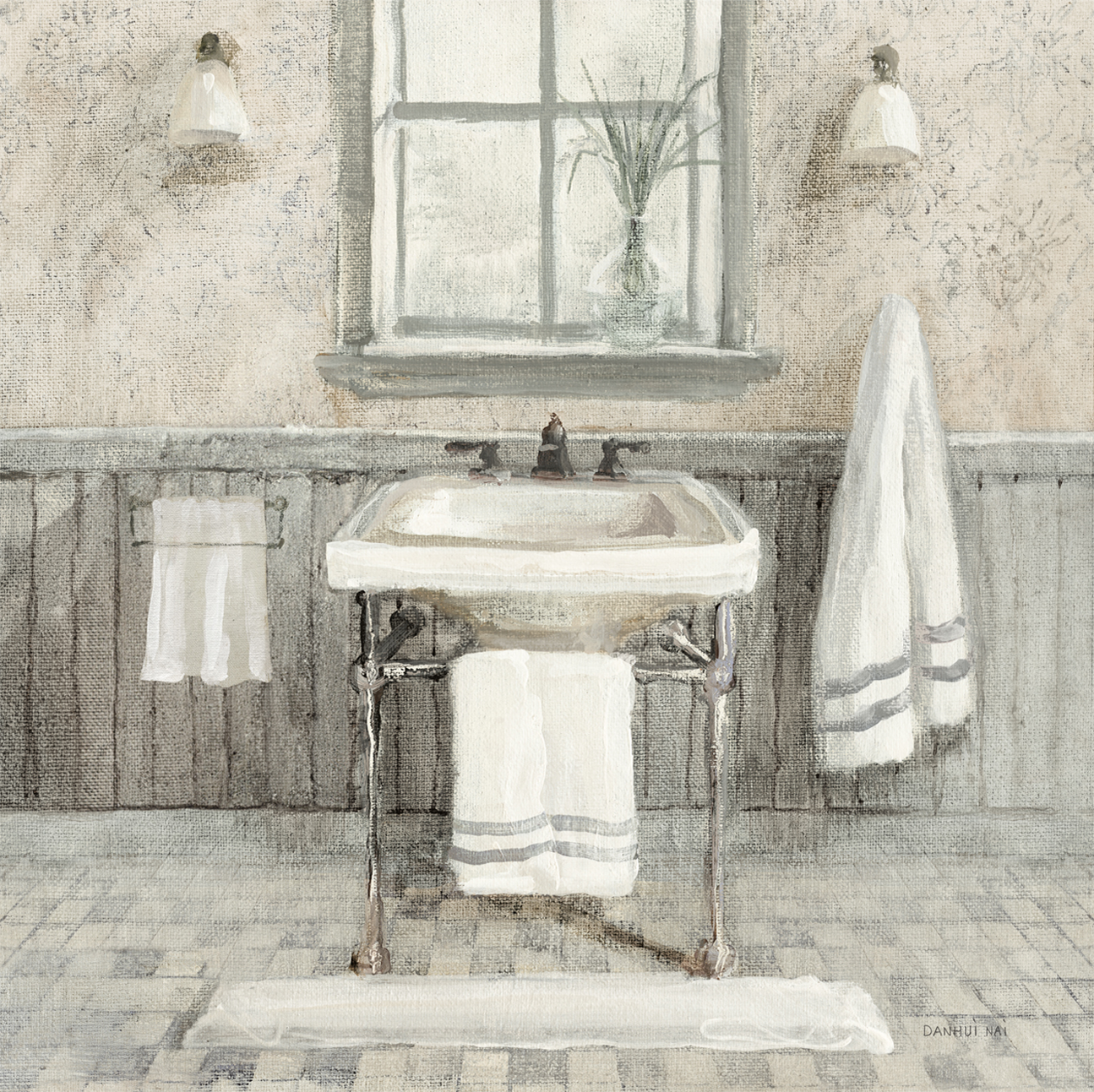 wall-art-print-canvas-poster-framed-Victorian Sink , By Danhui Nai-1