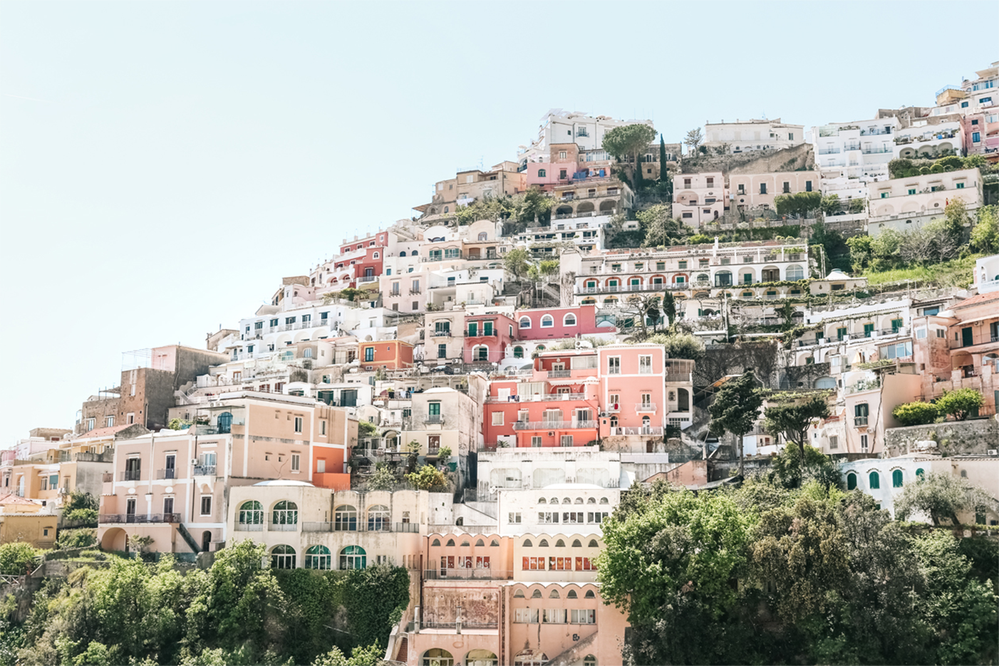 wall-art-print-canvas-poster-framed-Villa’s of Amalfi, Amalfi Coast, Italy , By Leggera Studio-1