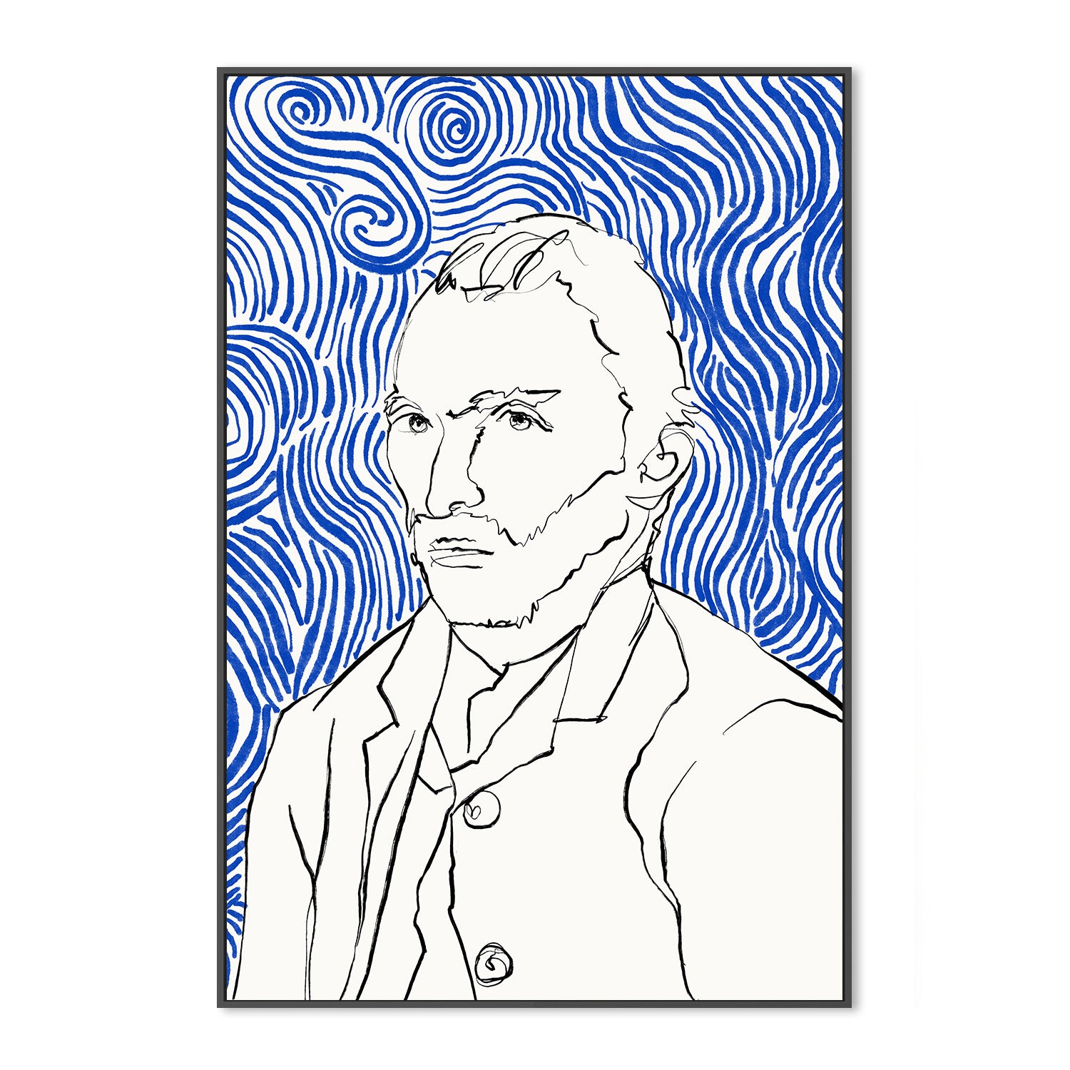 wall-art-print-canvas-poster-framed-Vincent and the Infinite Blue-3